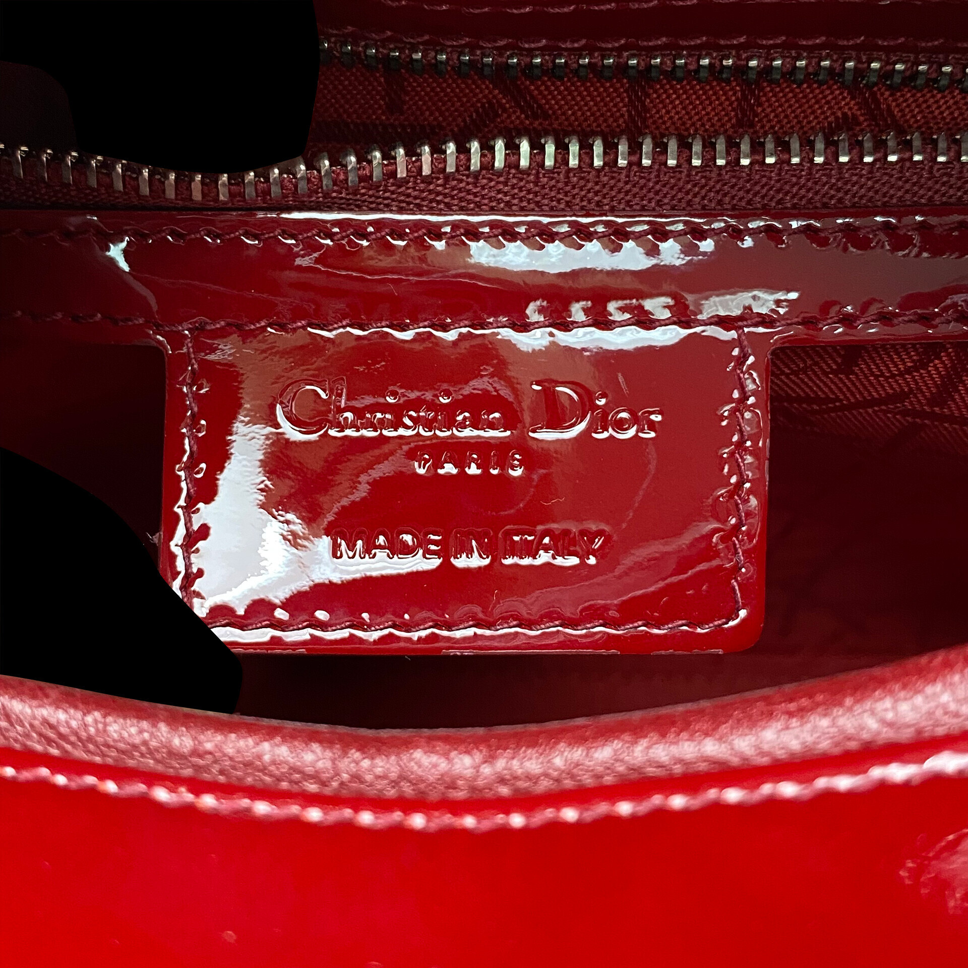 Bolsa Christian Dior Lady Dior Vermelha