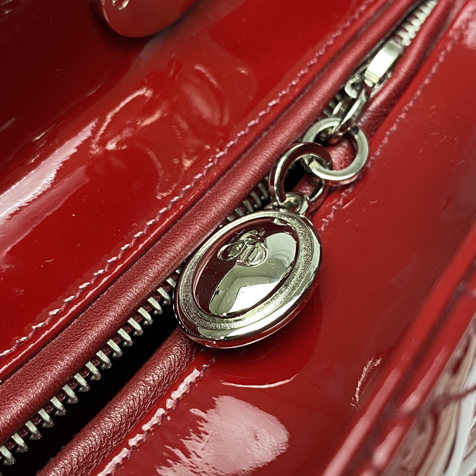 Bolsa Christian Dior Lady Dior Vermelha