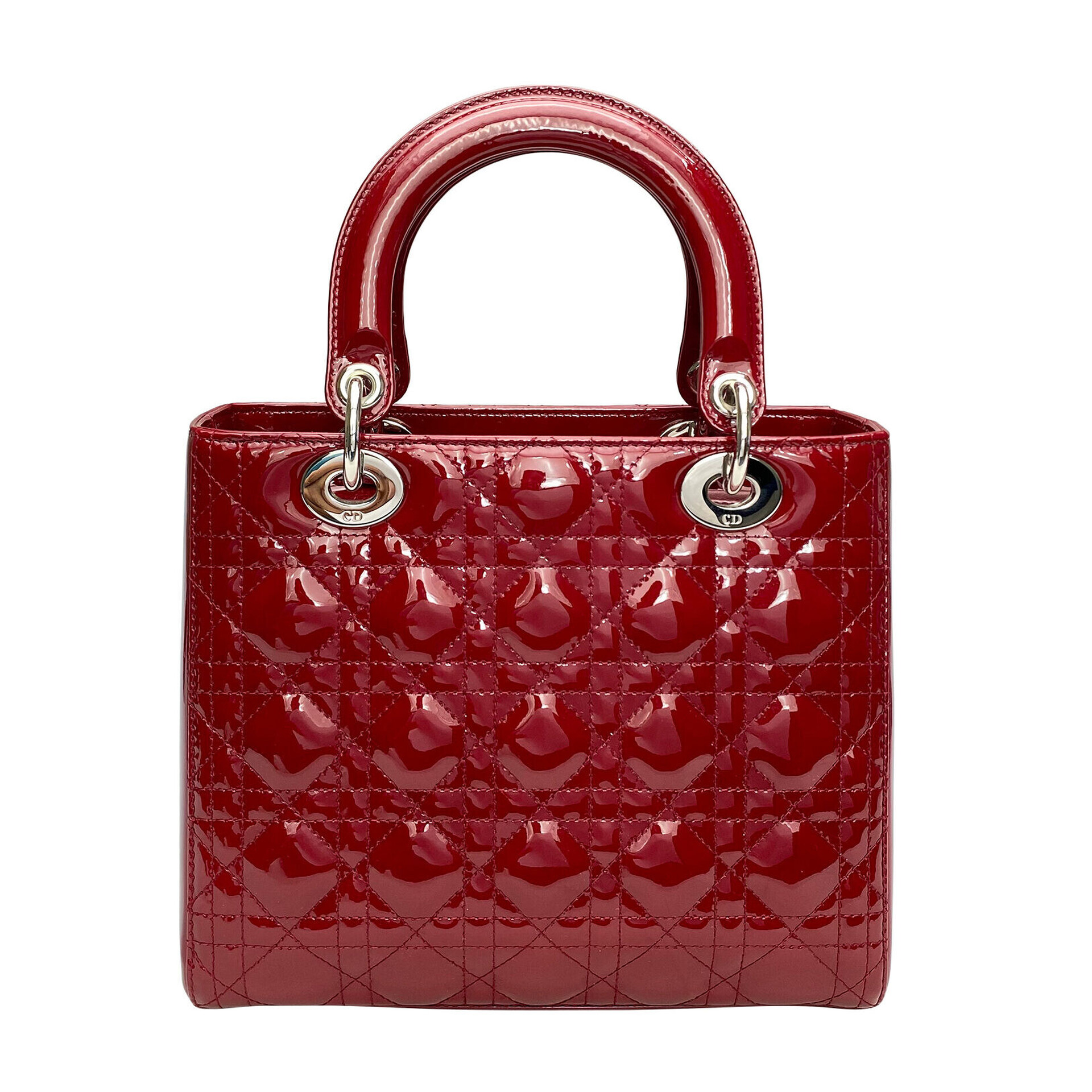 Bolsa Christian Dior Lady Dior Vermelha