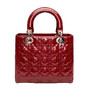 Bolsa Christian Dior Lady Dior Vermelha