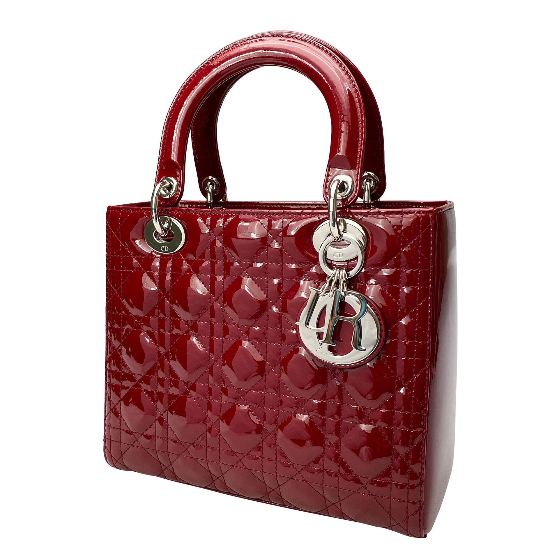 Bolsa Christian Dior Lady Dior Vermelha