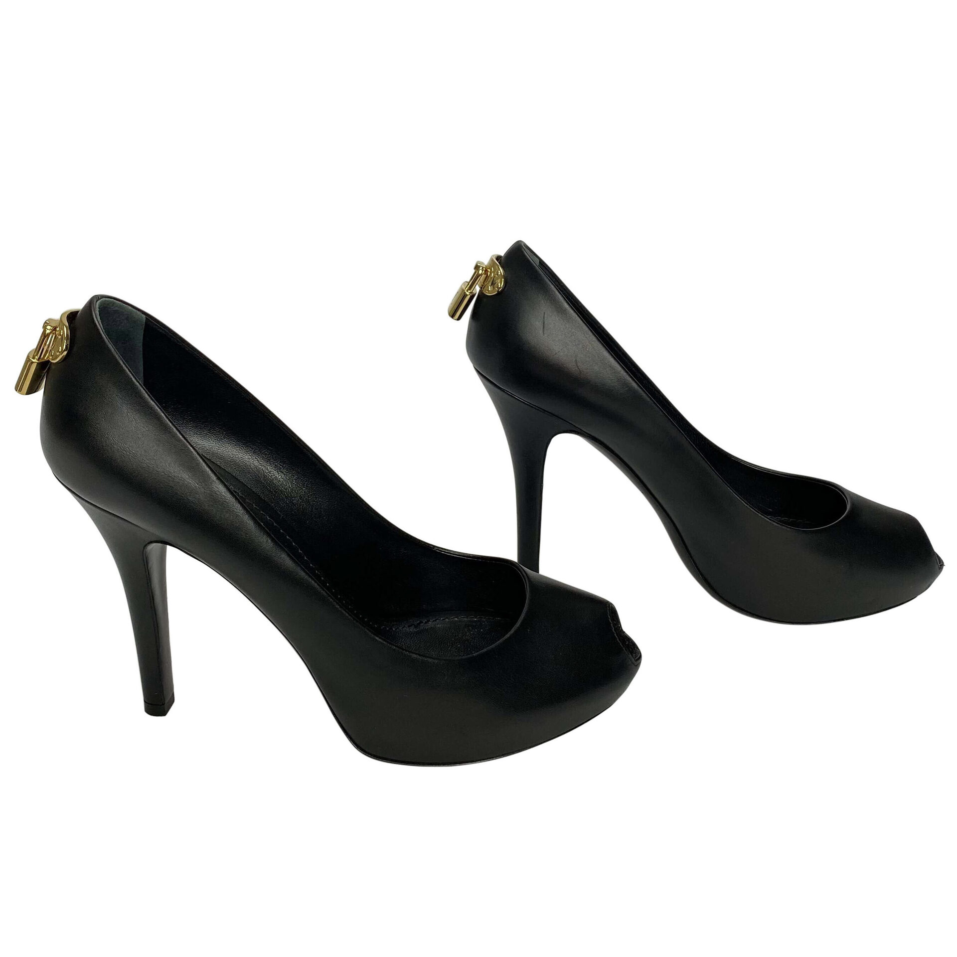 Peep Toe Louis Vuitton Cadeado