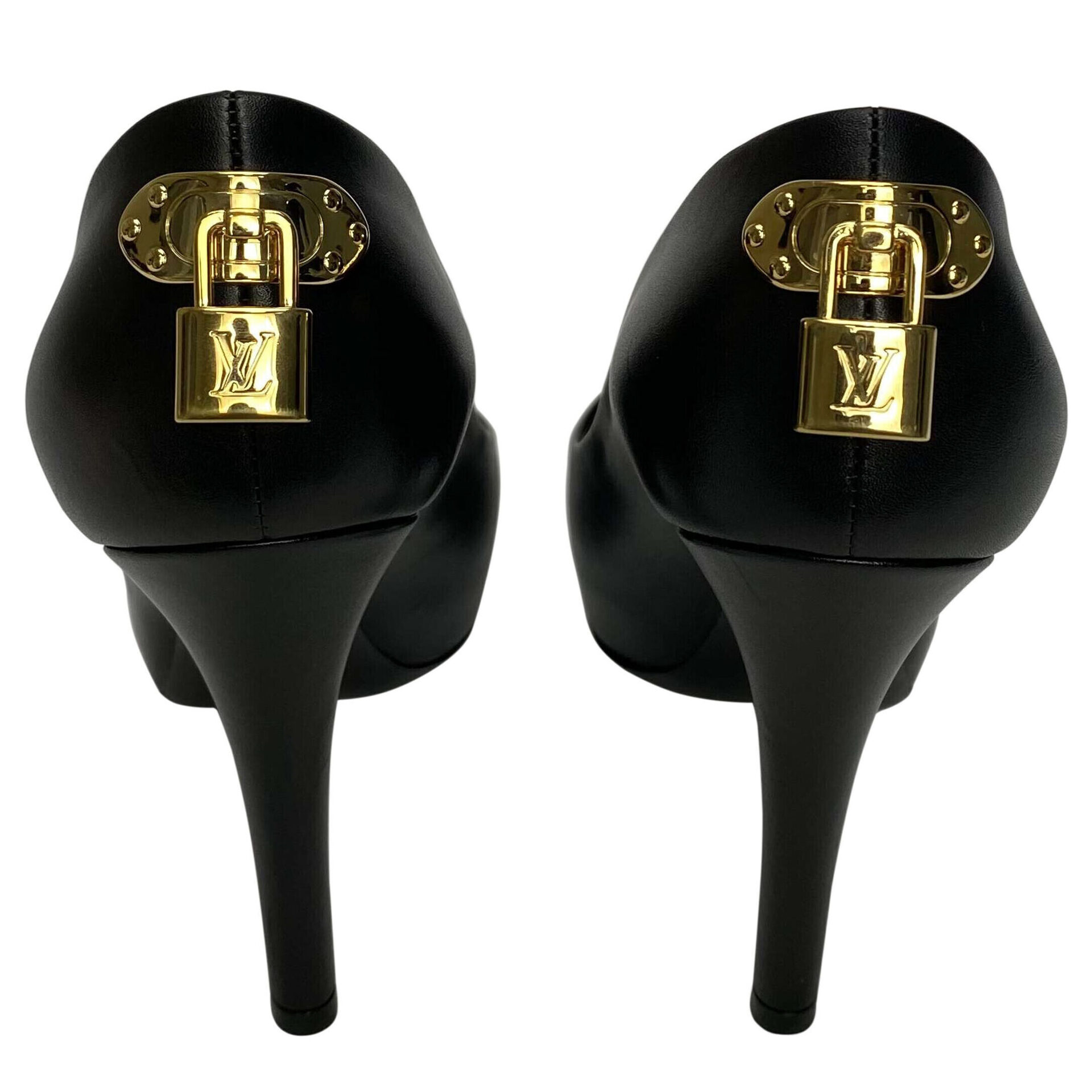 Peep Toe Louis Vuitton Cadeado