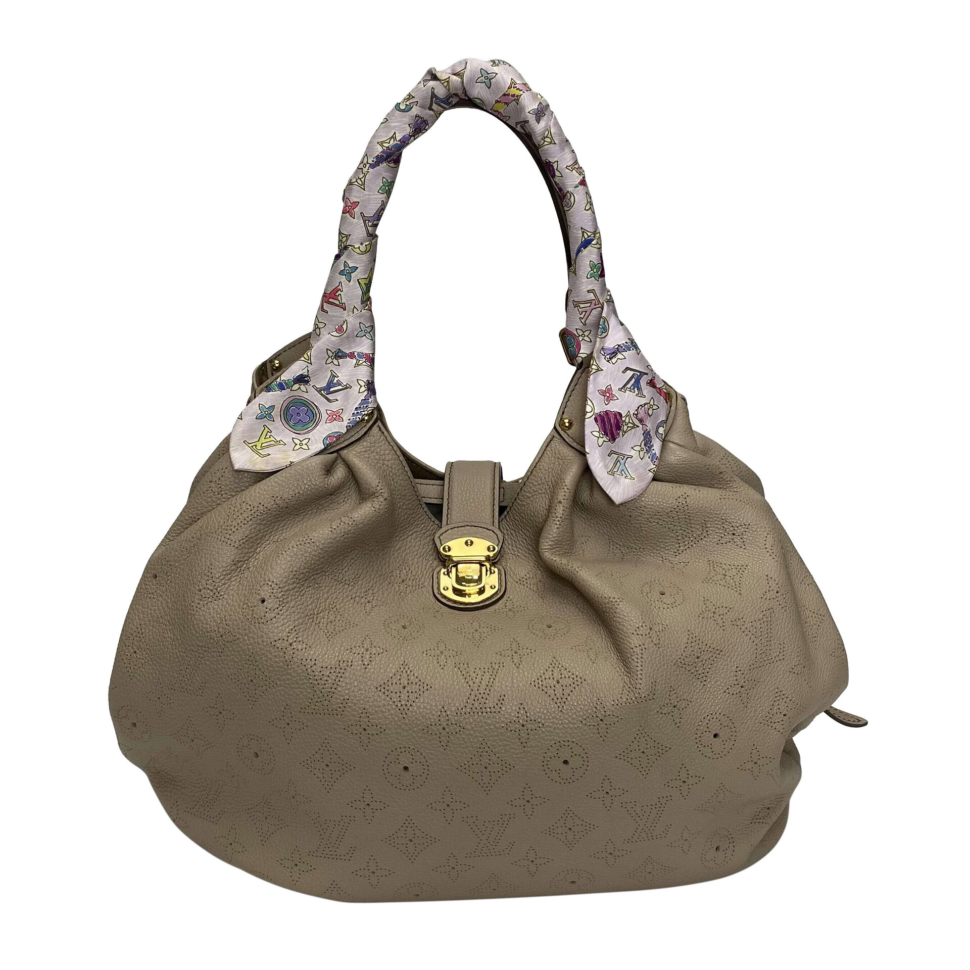 Bolsa Louis Vuitton Mahina Hobo Nude