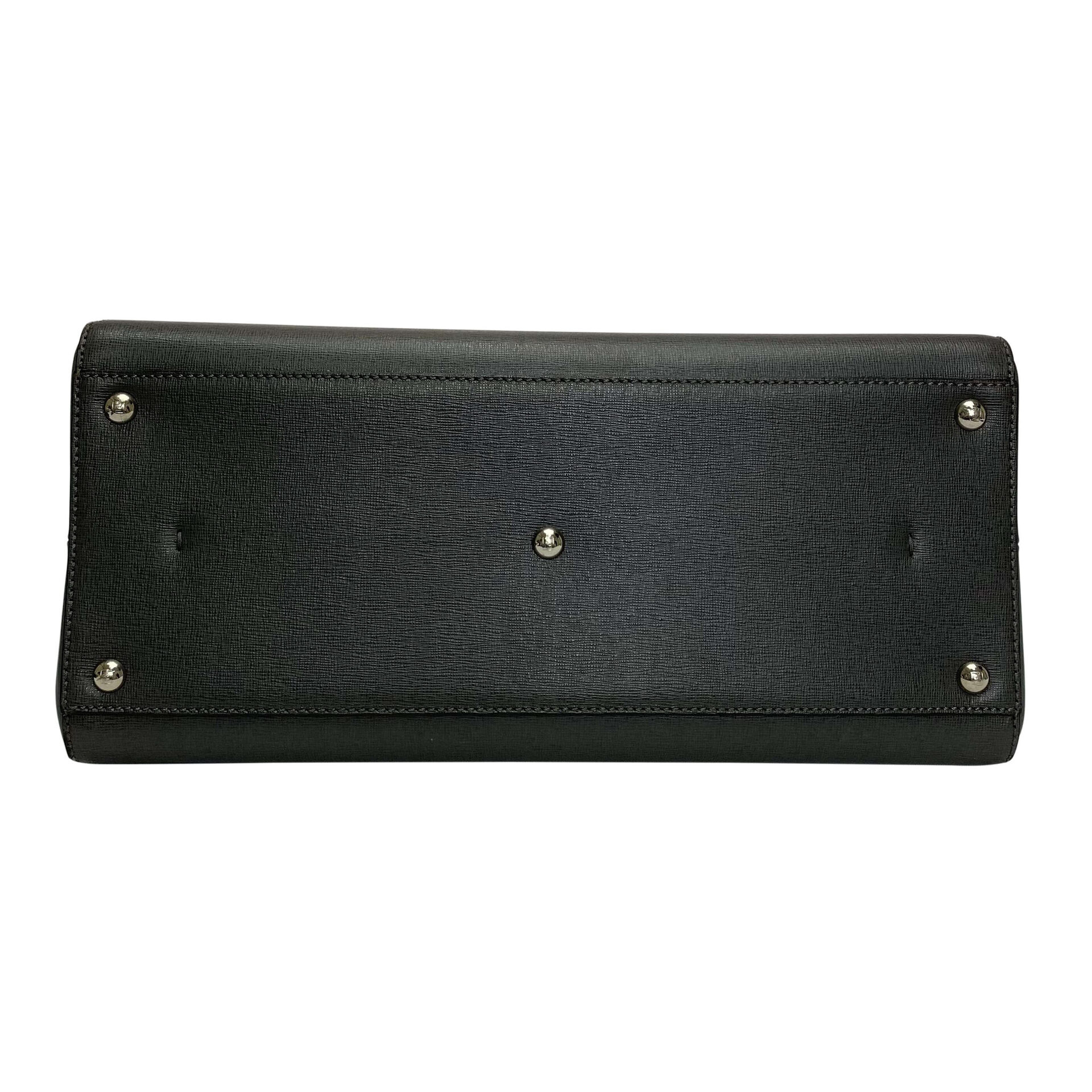 Bolsa Fendi 3Jours Couro Cinza