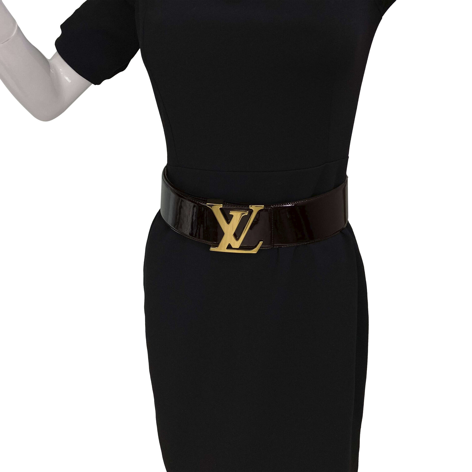 Cinto Louis Vuitton Verniz Vinho