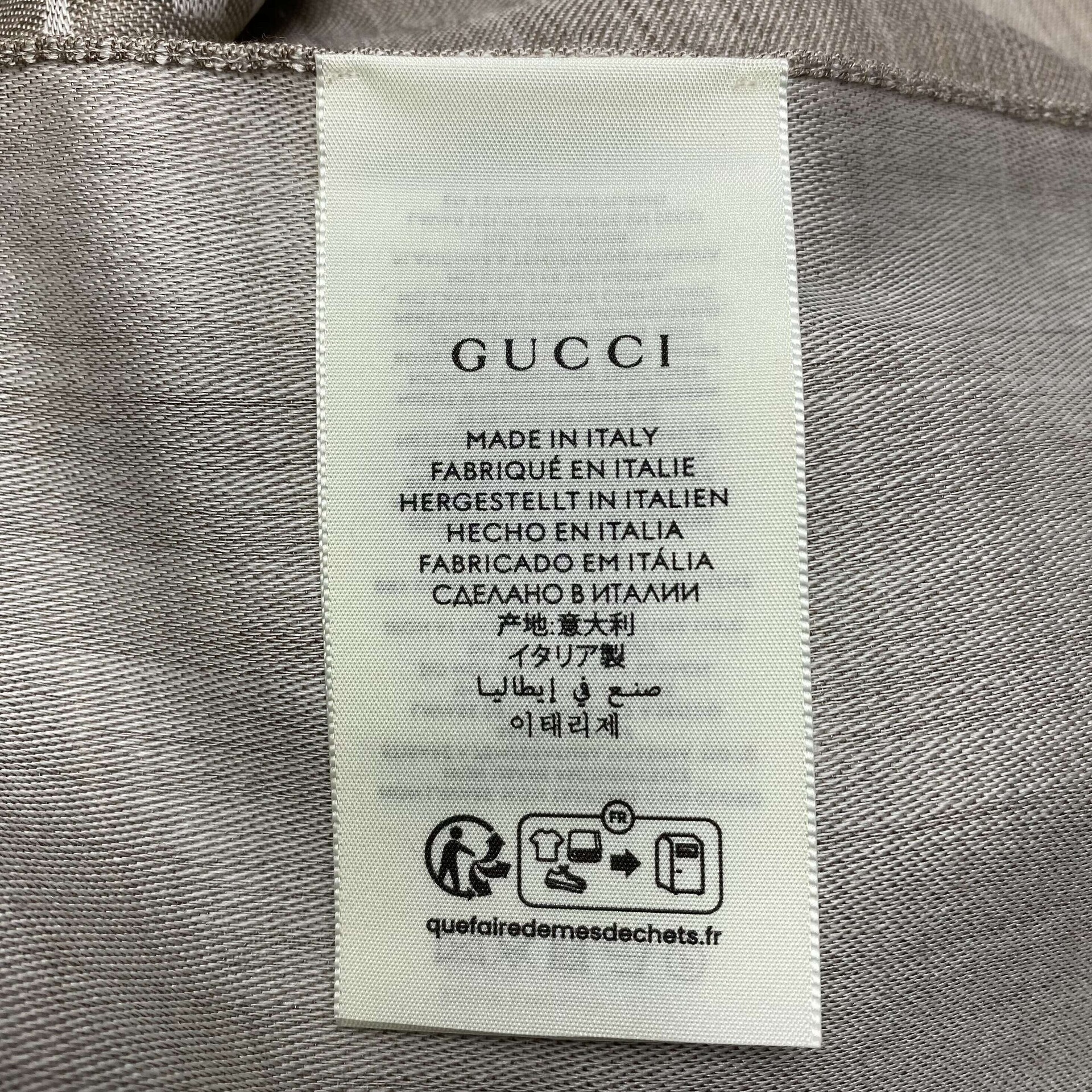 Pashimina Gucci Cinza