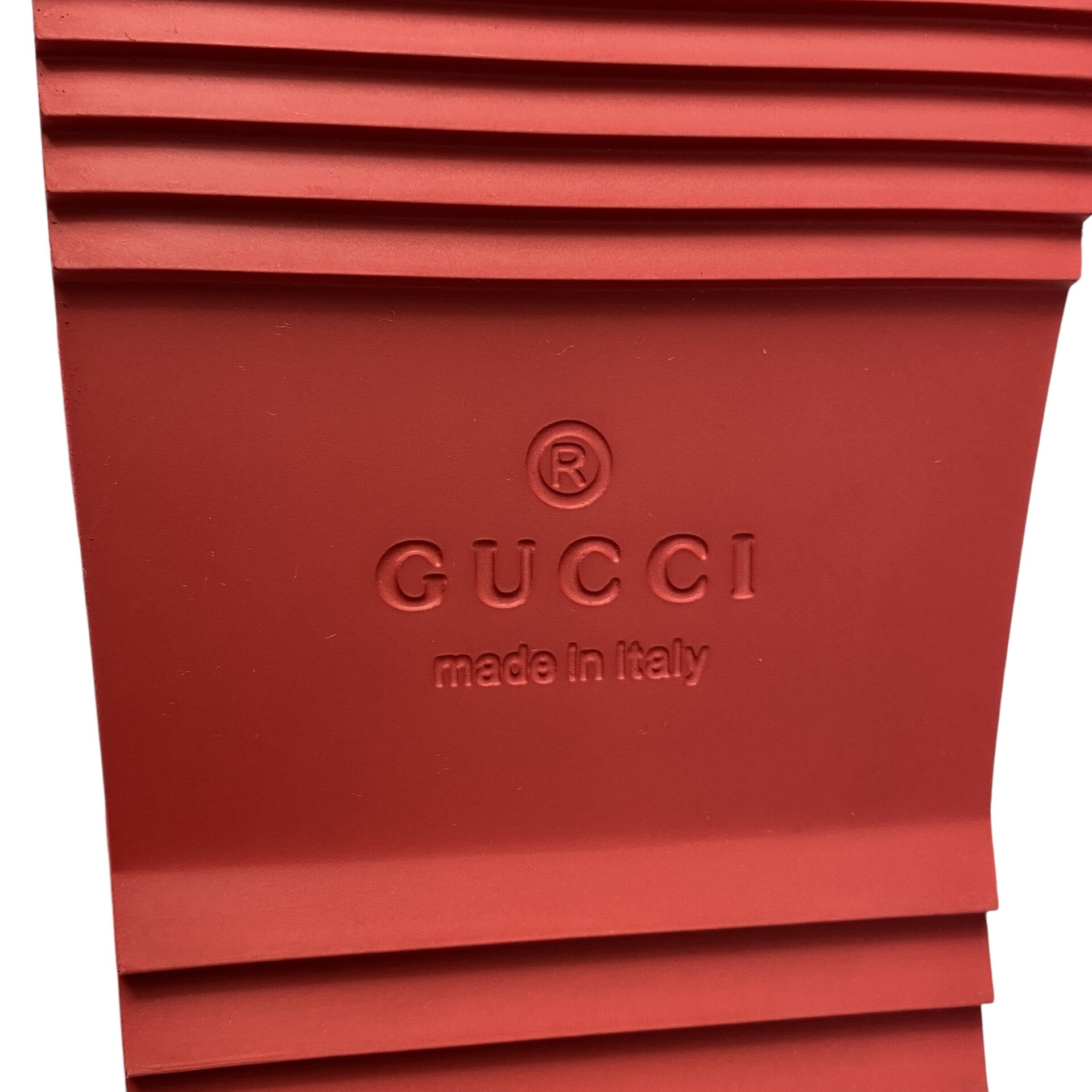 Sandália Gucci Papete Vermelha