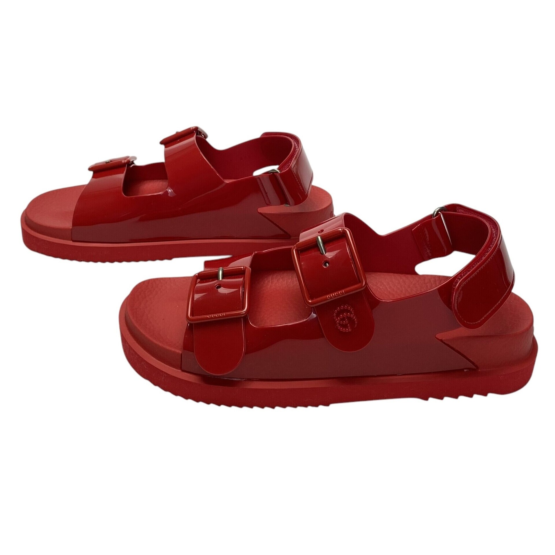 Sandália Gucci Papete Vermelha