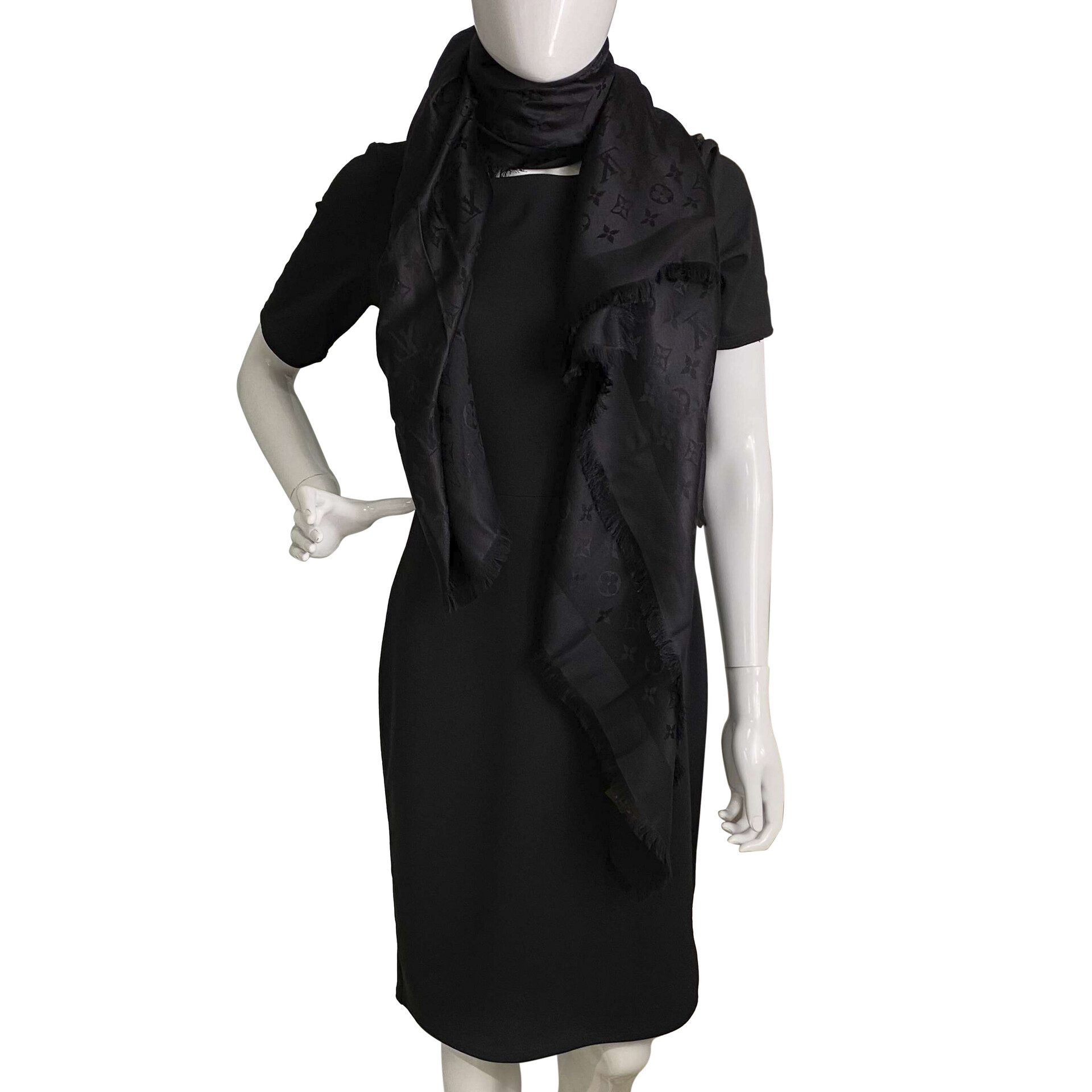 Echarpe Louis Vuitton Preta