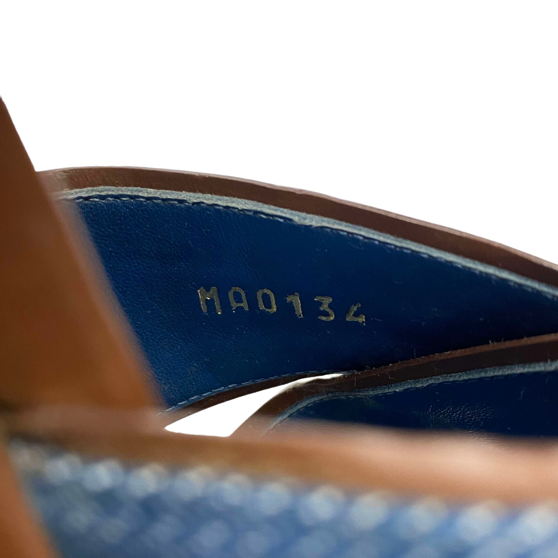 Sandália Louis Vuitton Anabela Denim