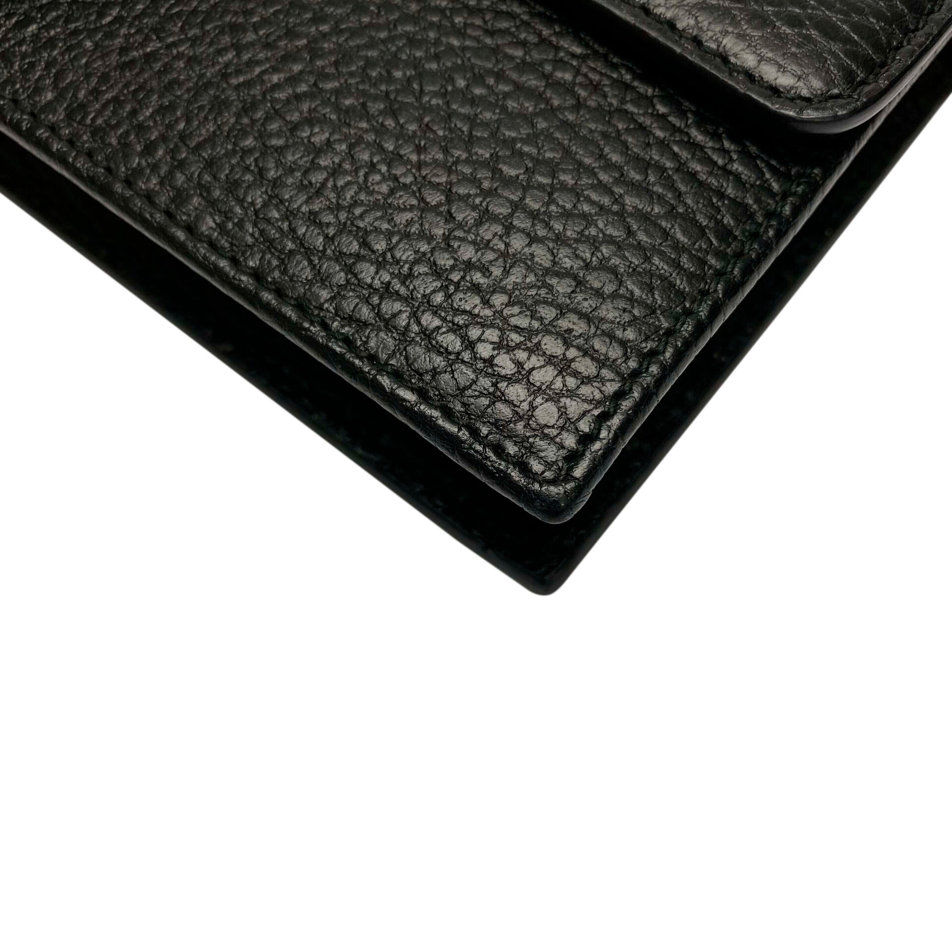 Bolsa Gucci Interlocking Couro Preto