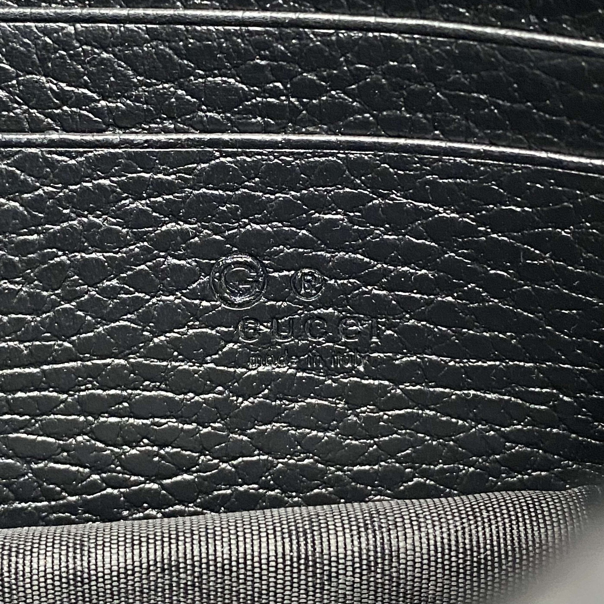 Bolsa Gucci Interlocking Couro Preto