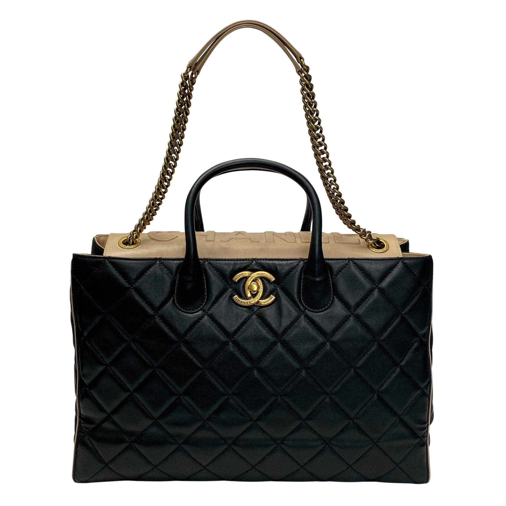 Bolsa Chanel Shopping Portobello Preta