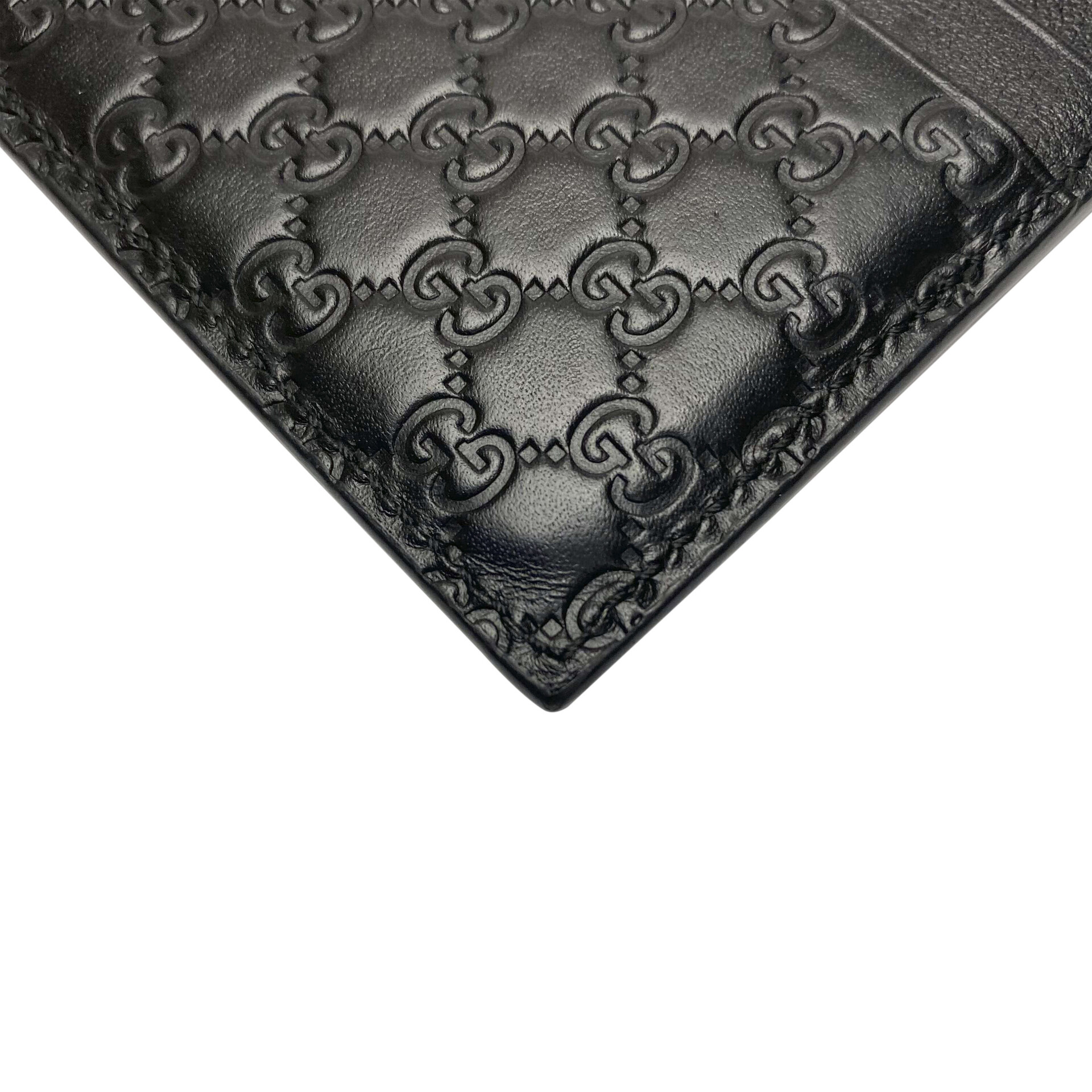 Porta-Cartões Gucci Couro Preto