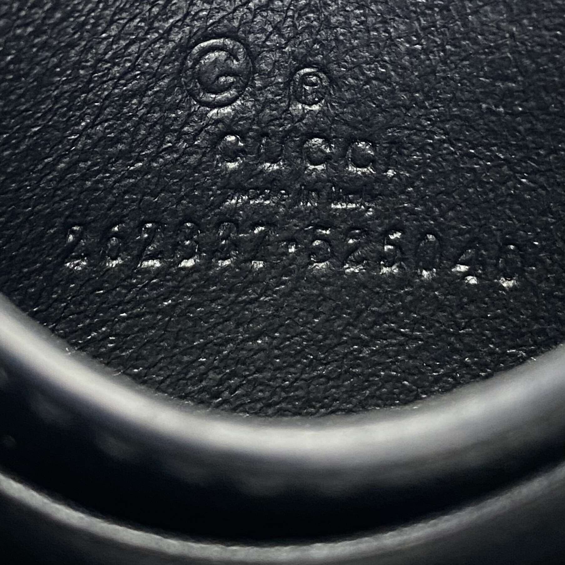 Porta-Cartões Gucci Couro Preto