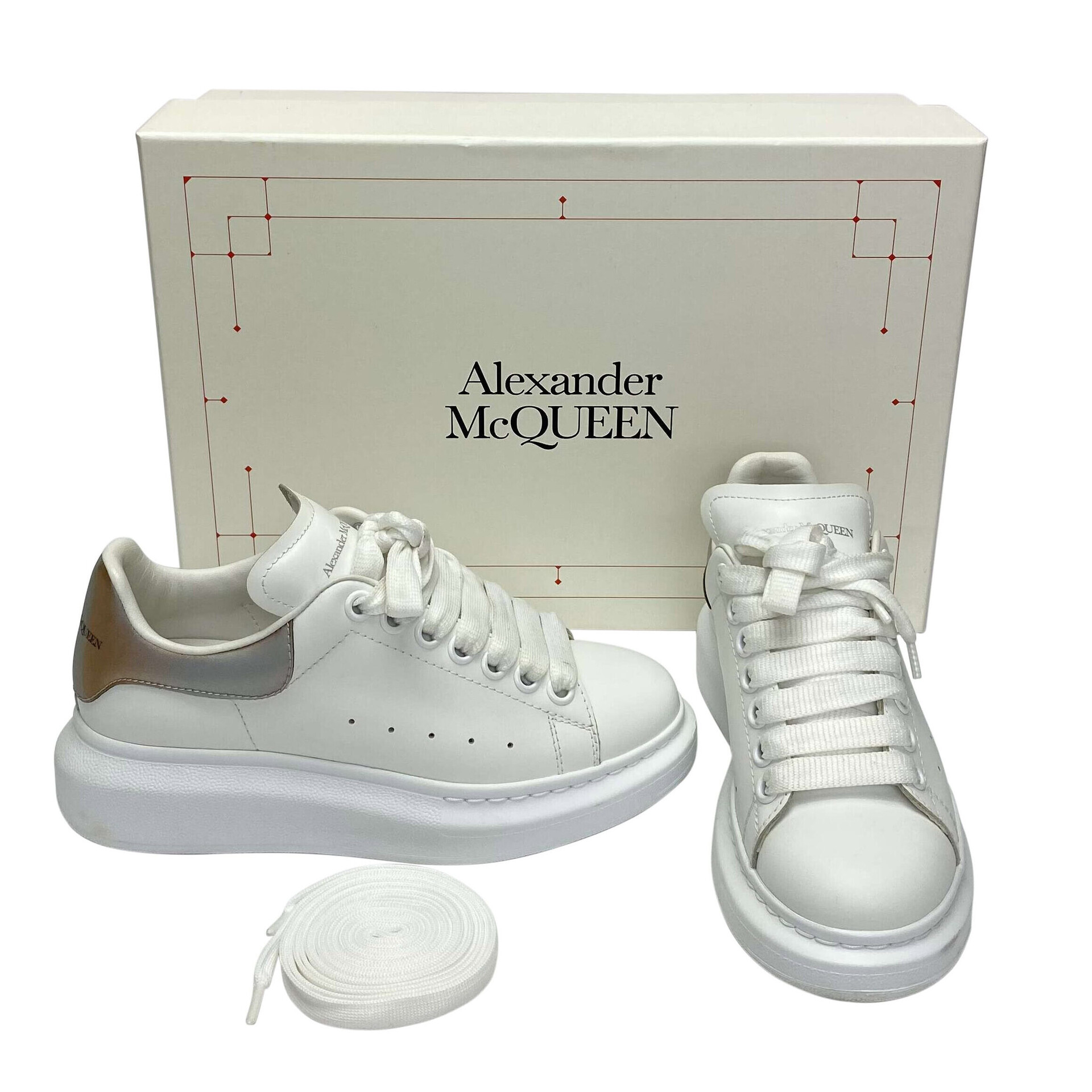 Tênis Alexander McQueen Couro Branco