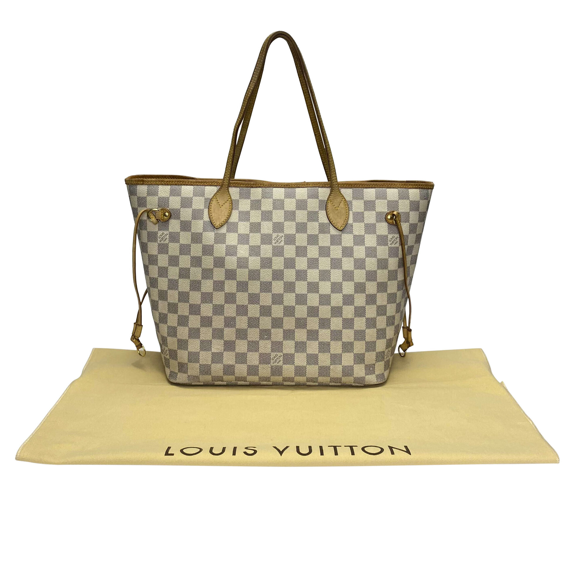 Bolsa Louis Vuitton Neverfull MM Damier Azur