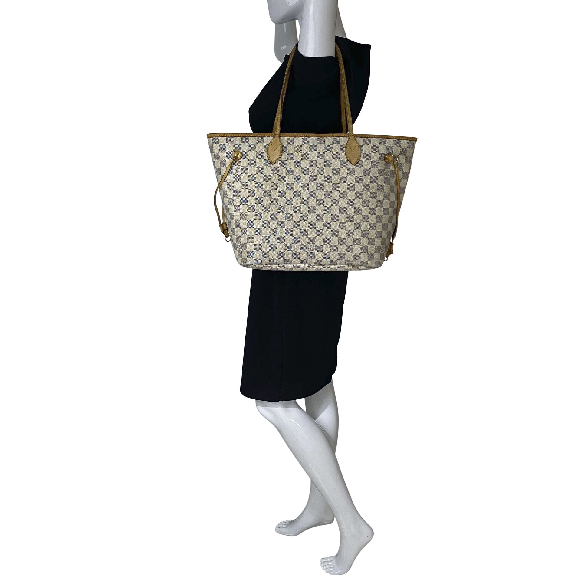 Bolsa Louis Vuitton Neverfull MM Damier Azur