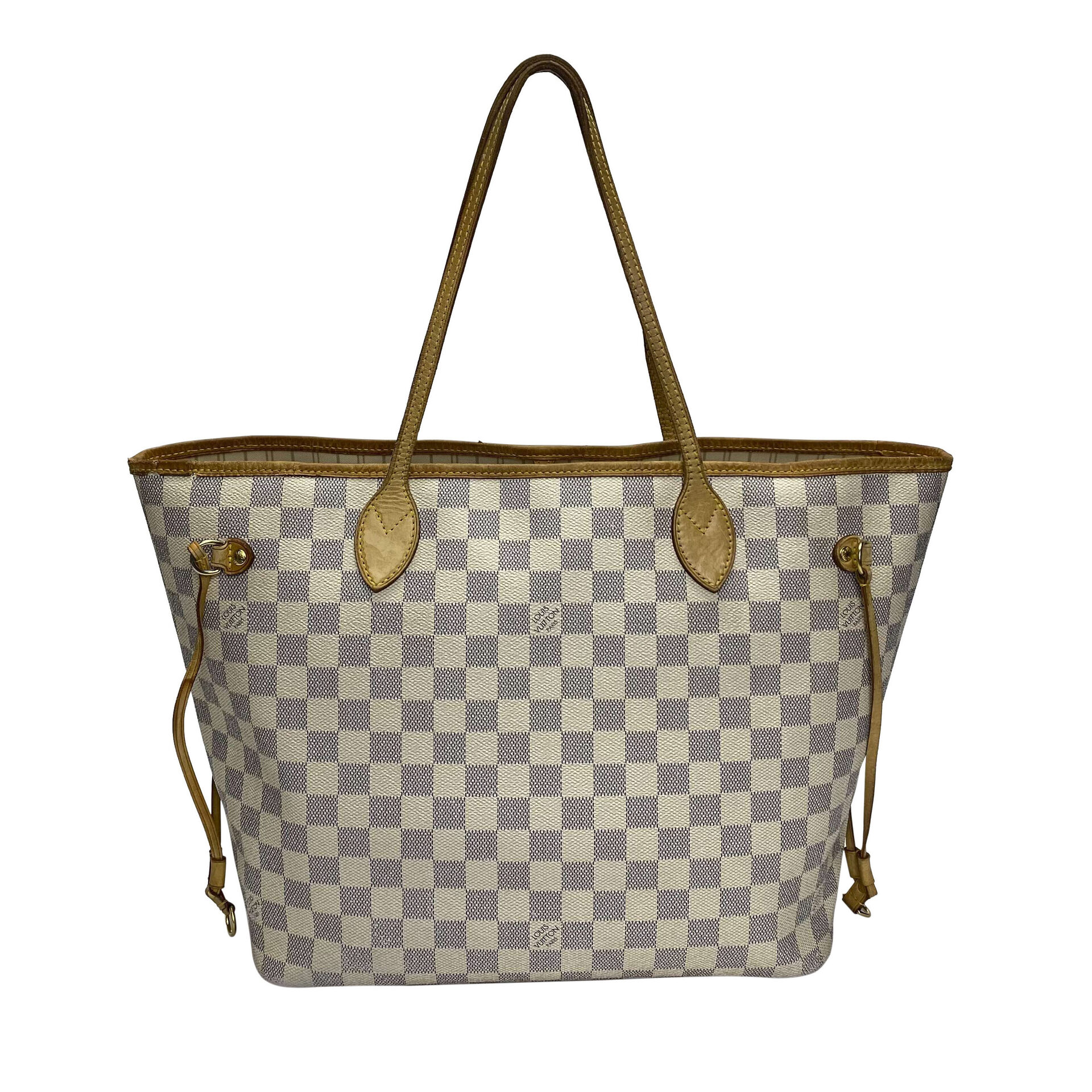 Bolsa Louis Vuitton Neverfull MM Damier Azur