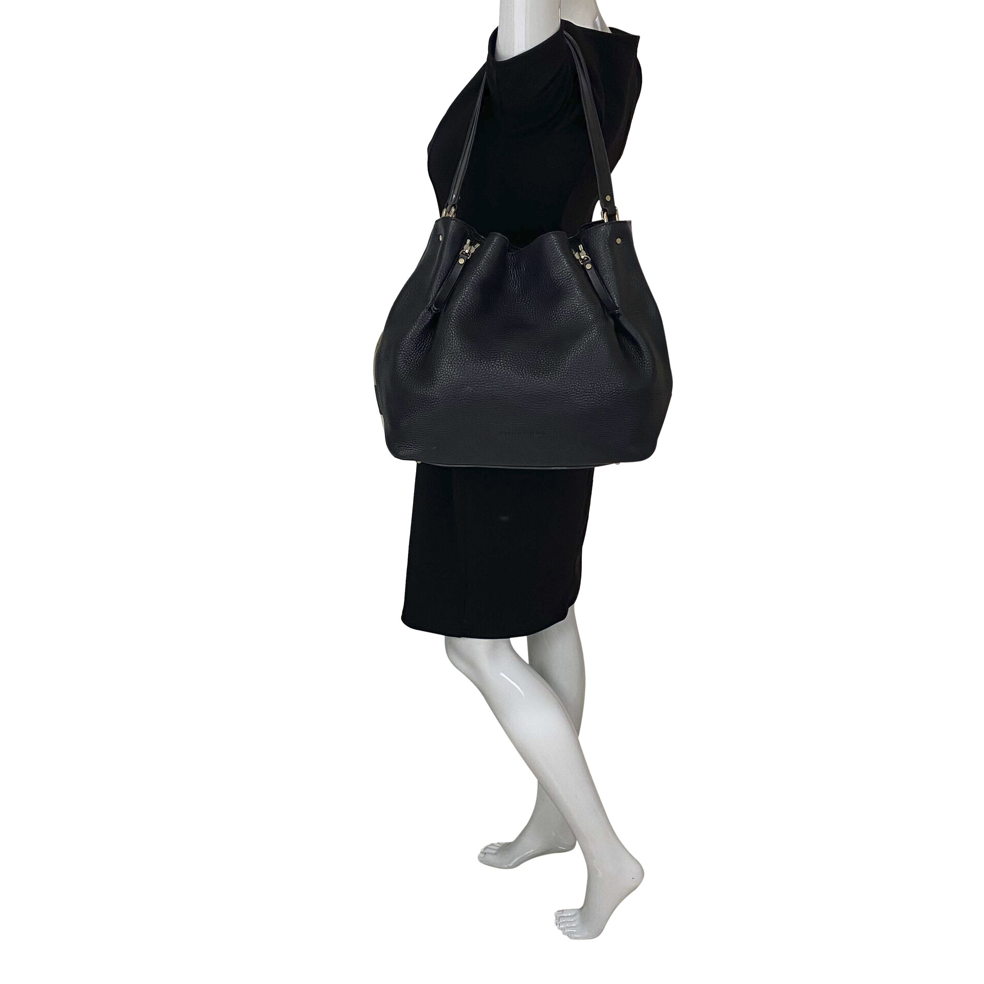 Bolsa Burberry Couro Preto