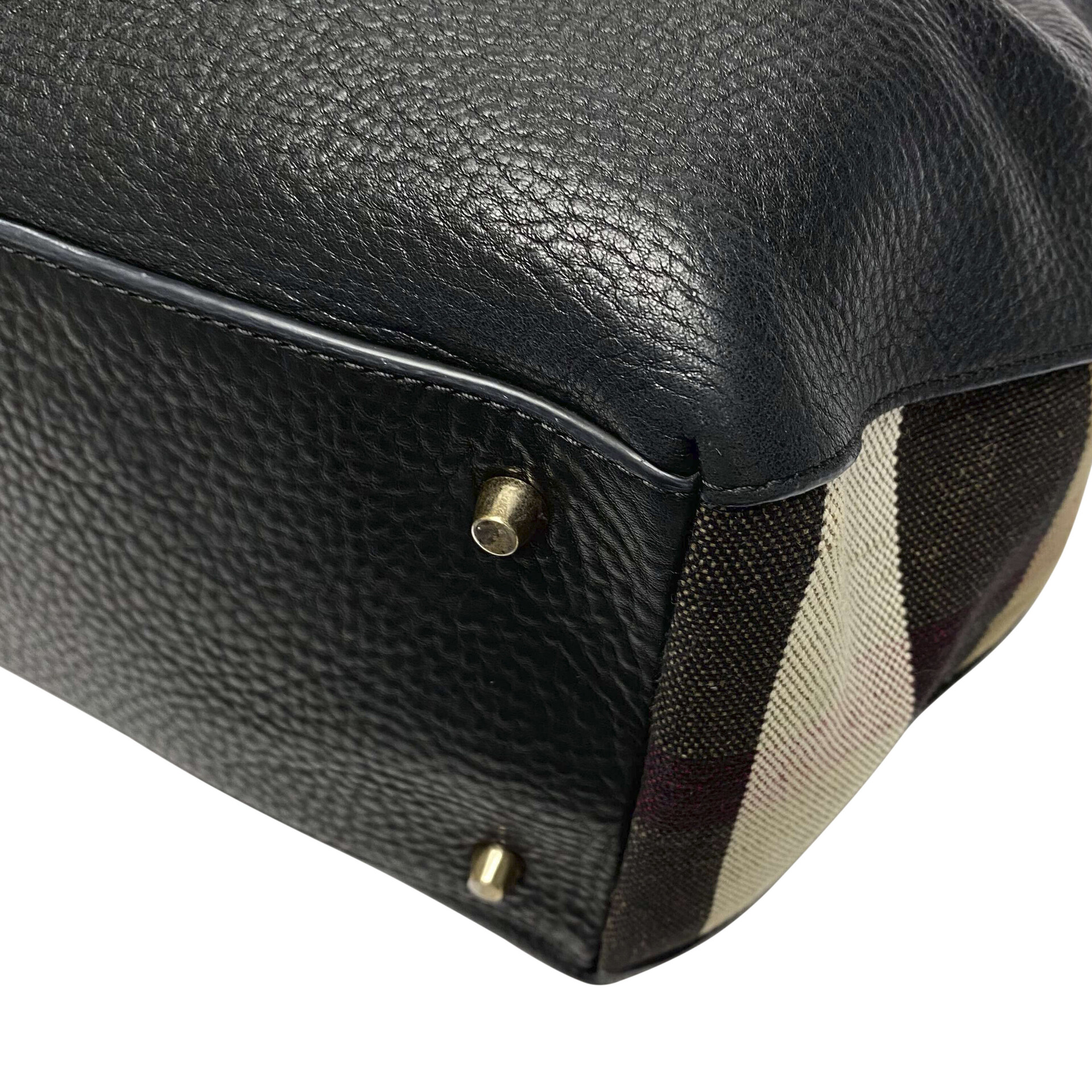 Bolsa Burberry Couro Preto