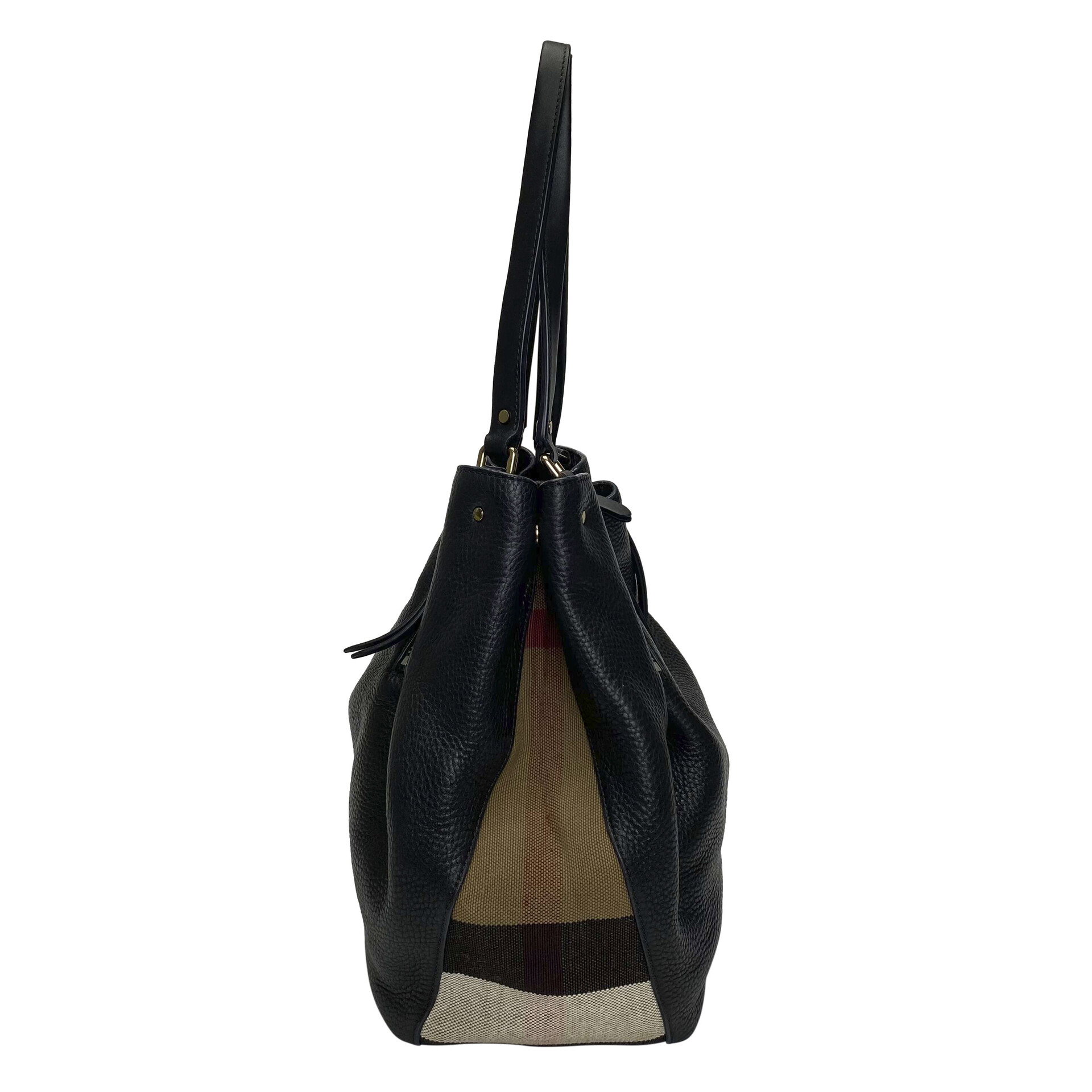 Bolsa Burberry Couro Preto