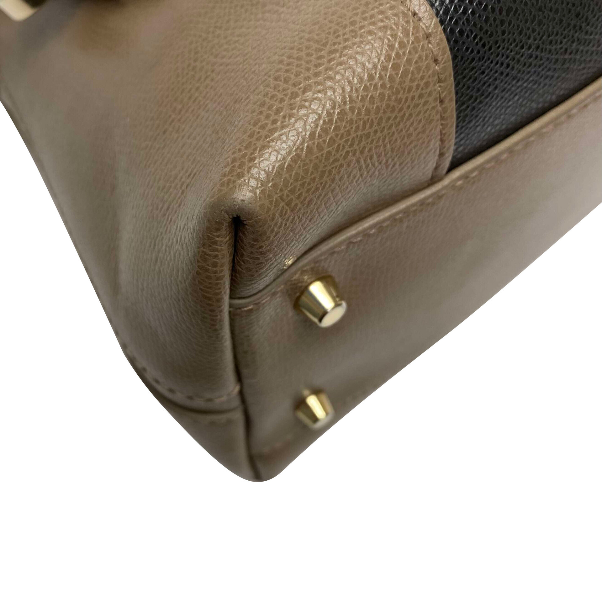 Bolsa Furla Couro Tricolor