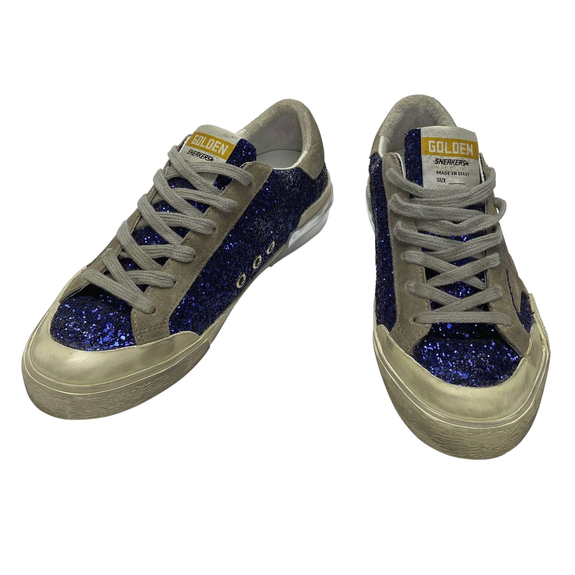Tênis Golden Goose Baskets Superstar Glitter
