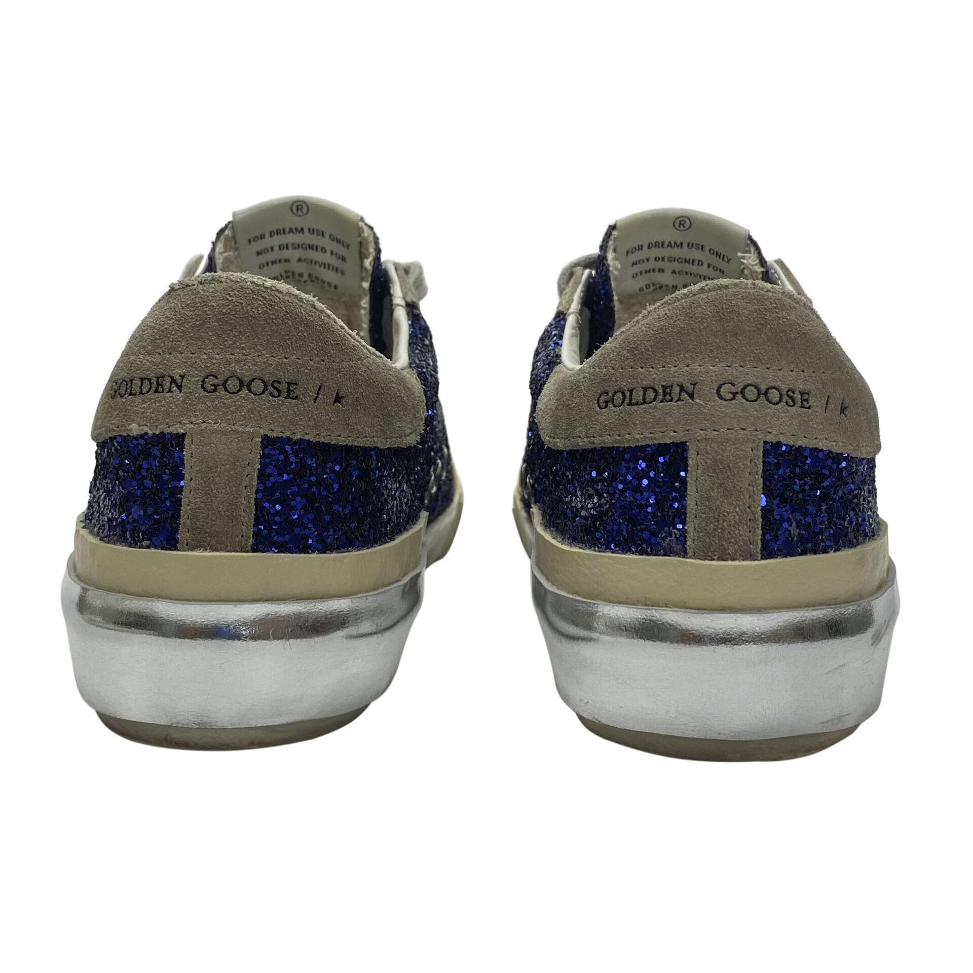 Tênis Golden Goose Baskets Superstar Glitter