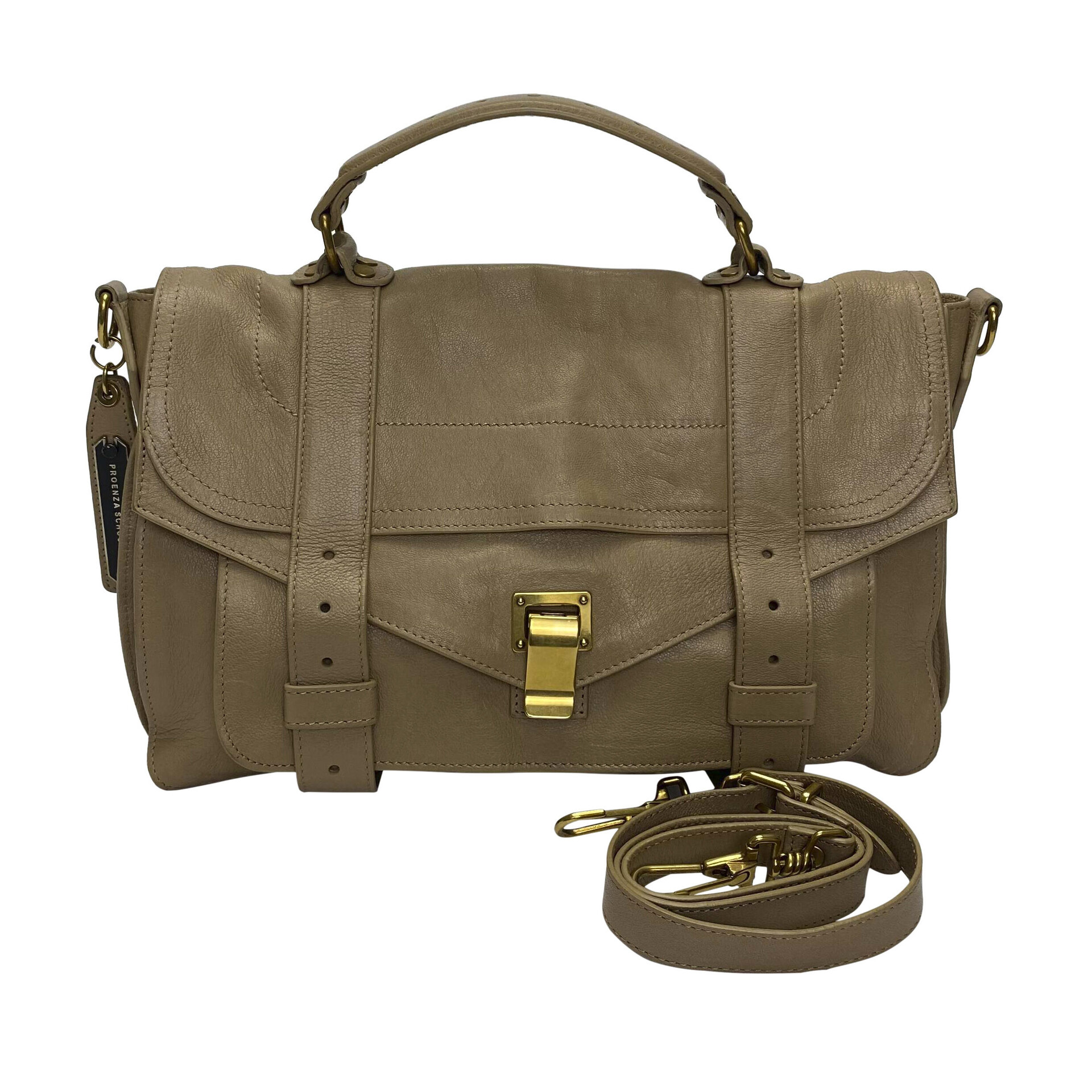 Bolsa Proenza Schouler PS1Couro Nude