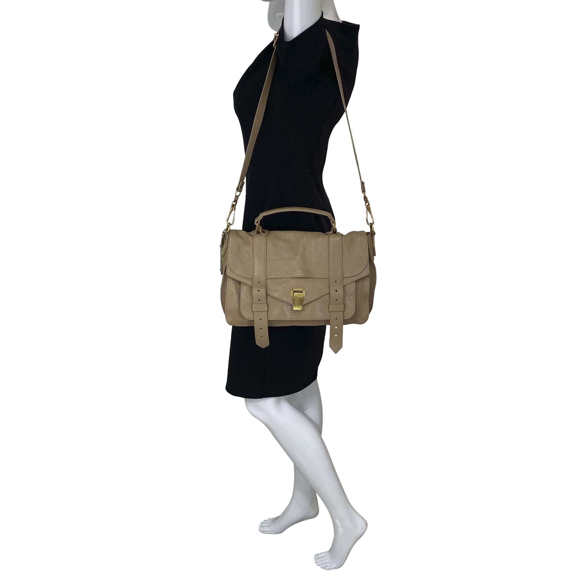 Bolsa Proenza Schouler PS1Couro Nude