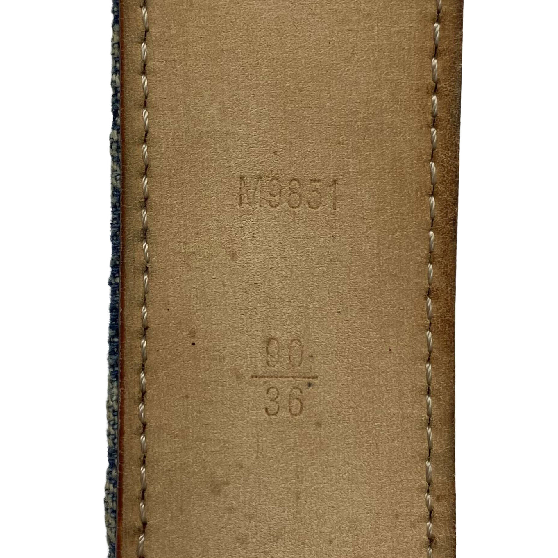 Cinto Louis Vuitton Denim