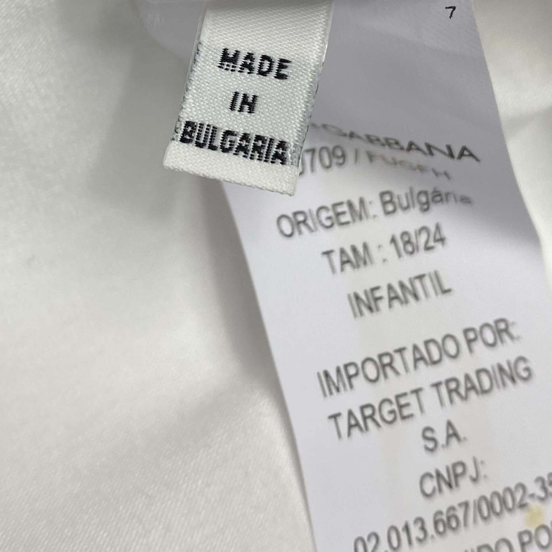 Conjunto 2 Body Infantil Dolce & Gabbana