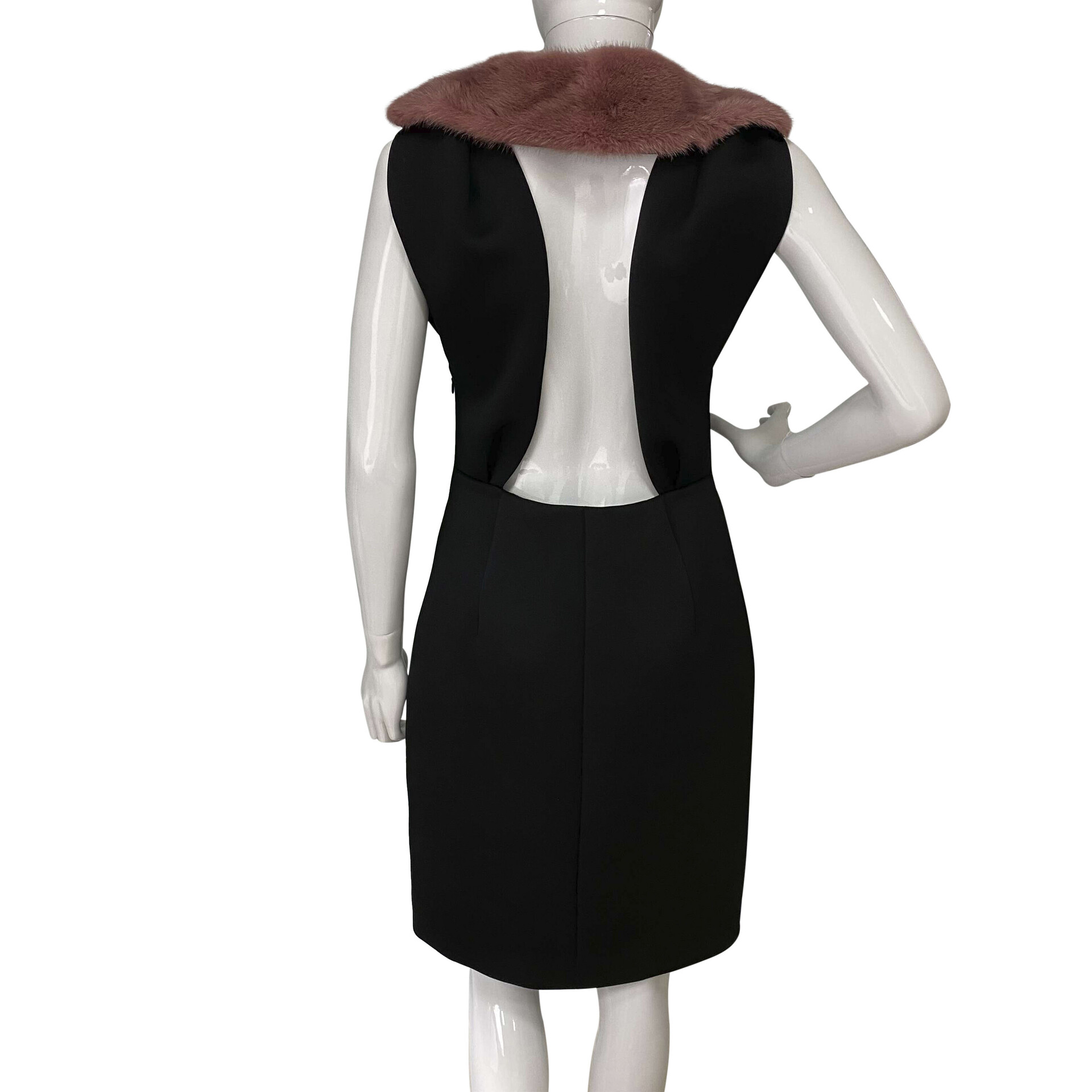 Vestido Prada Preto Bordado