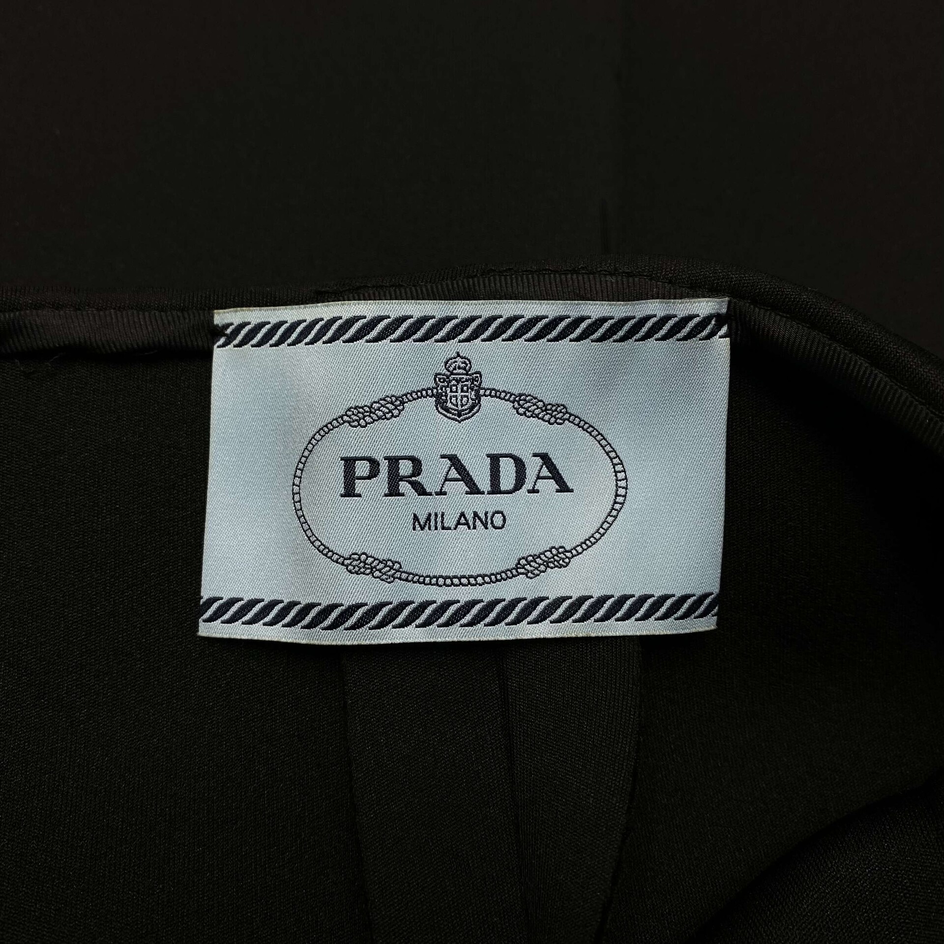 Vestido Prada Preto Bordado