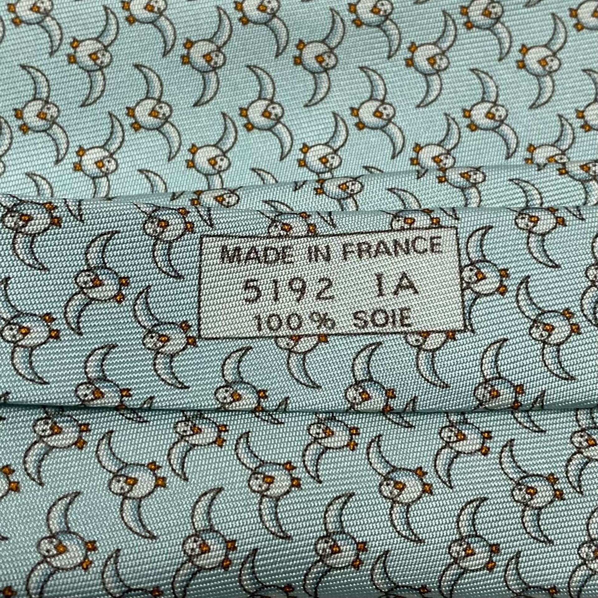 Gravata Hermès Azul