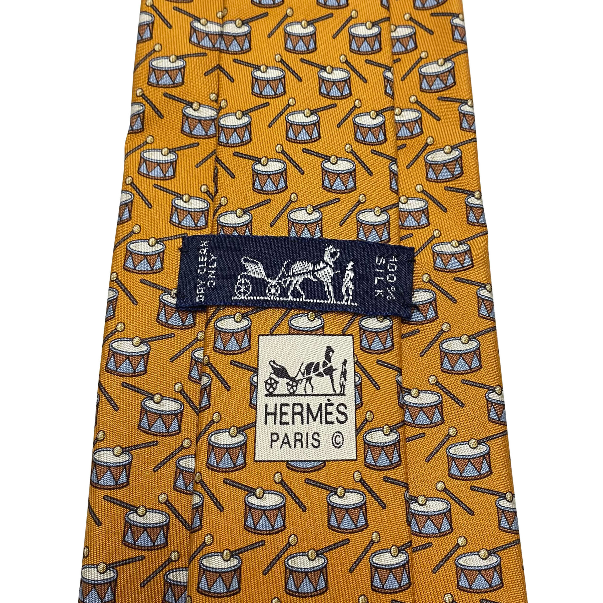 Gravata Hermès Laranja