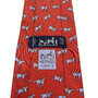 Gravata Hermès Vermelha