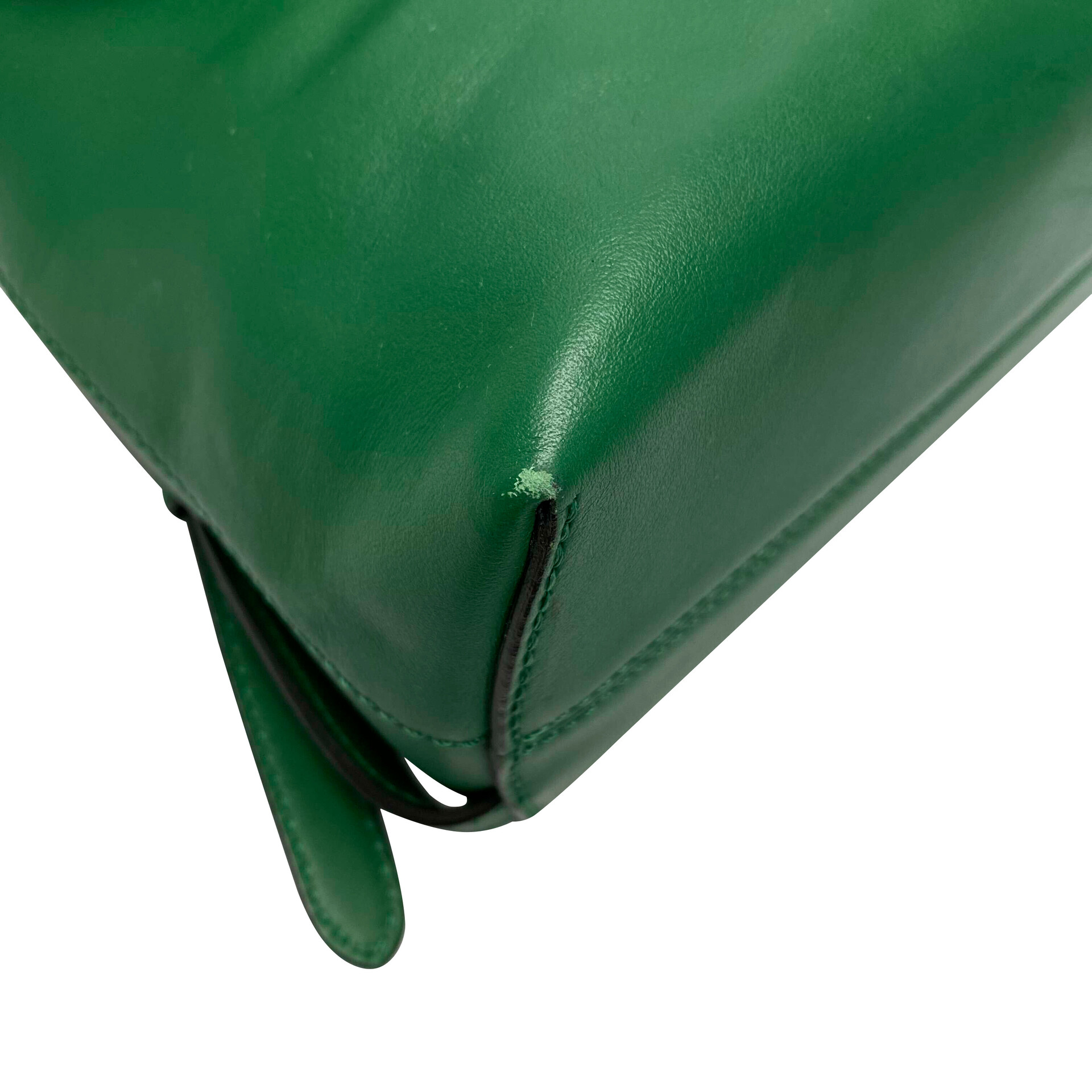 Bolsa Fendi W / Anana's Keychain Couro Verde