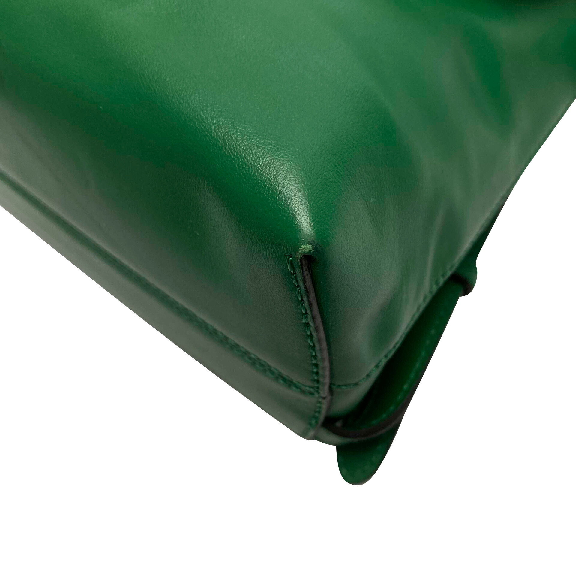 Bolsa Fendi W / Anana's Keychain Couro Verde