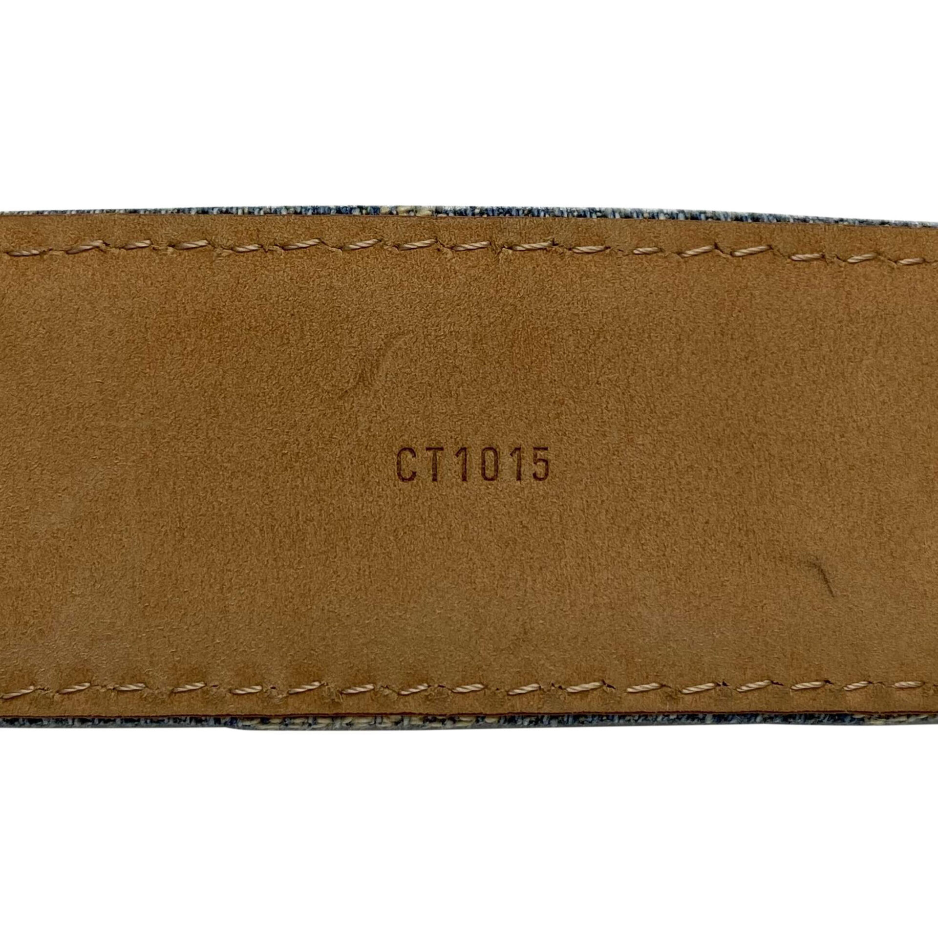 Cinto Louis Vuitton Denim