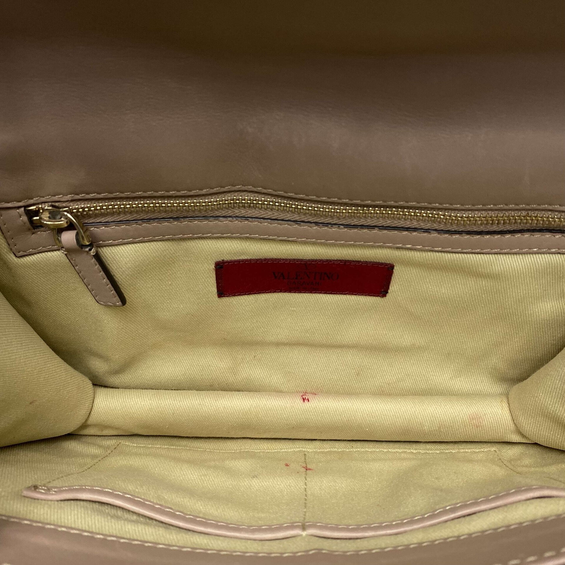 Bolsa Valentino Garavani Glam Lock Nude