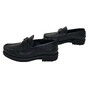 Mocassim Salvatore Ferragamo Couro Preto