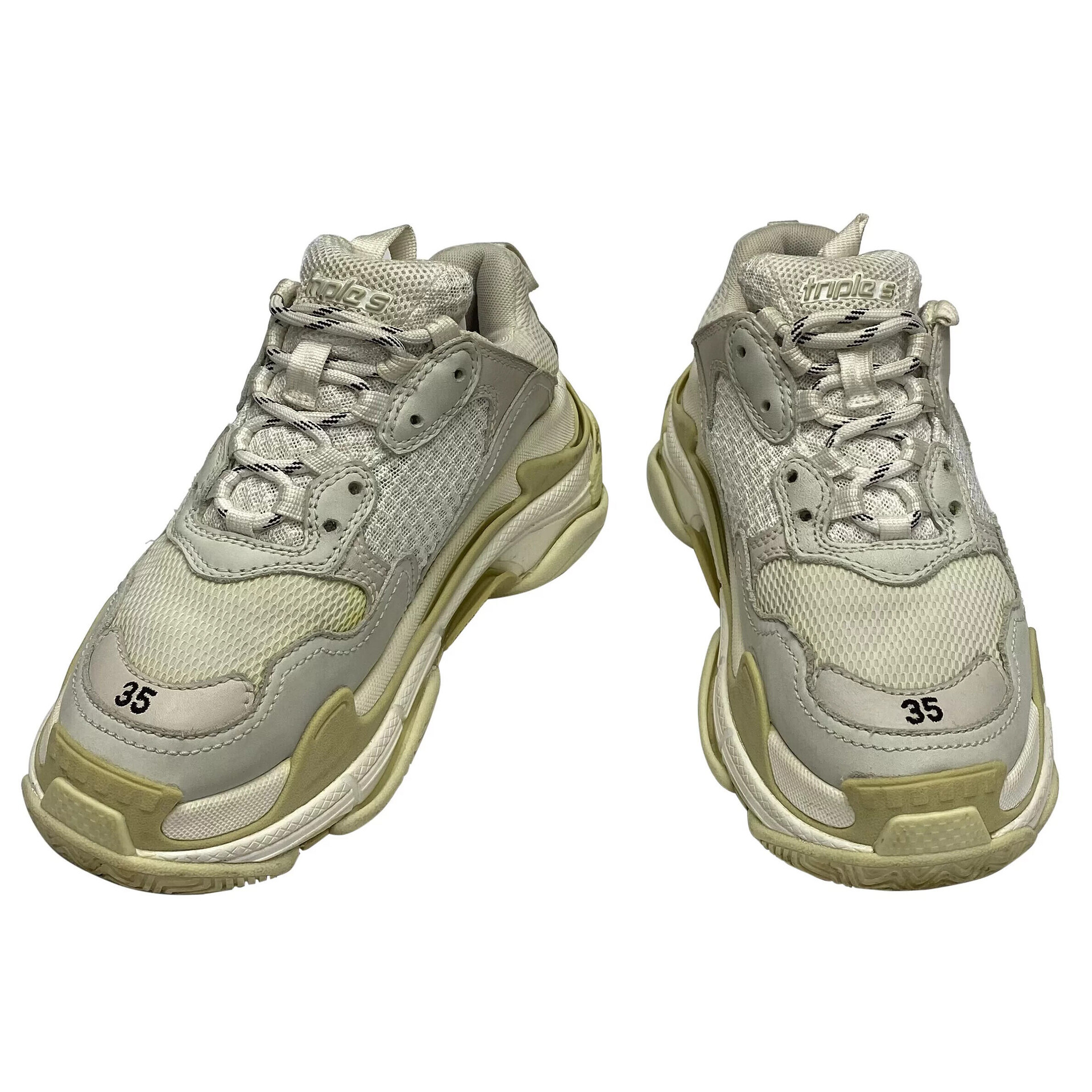 Tênis Balenciaga Triple S Branco