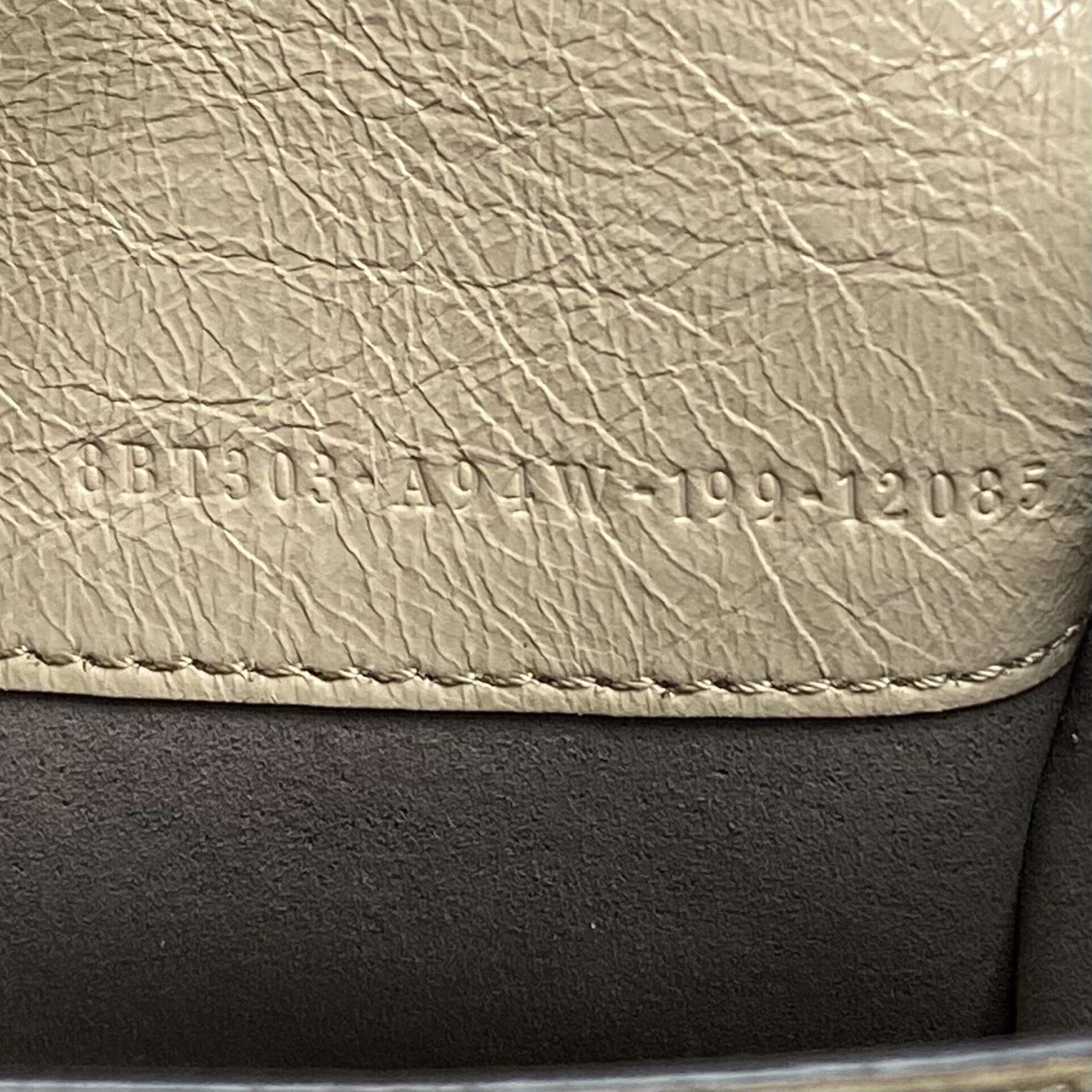 Bolsa Fendi Camurça e Couro Nude