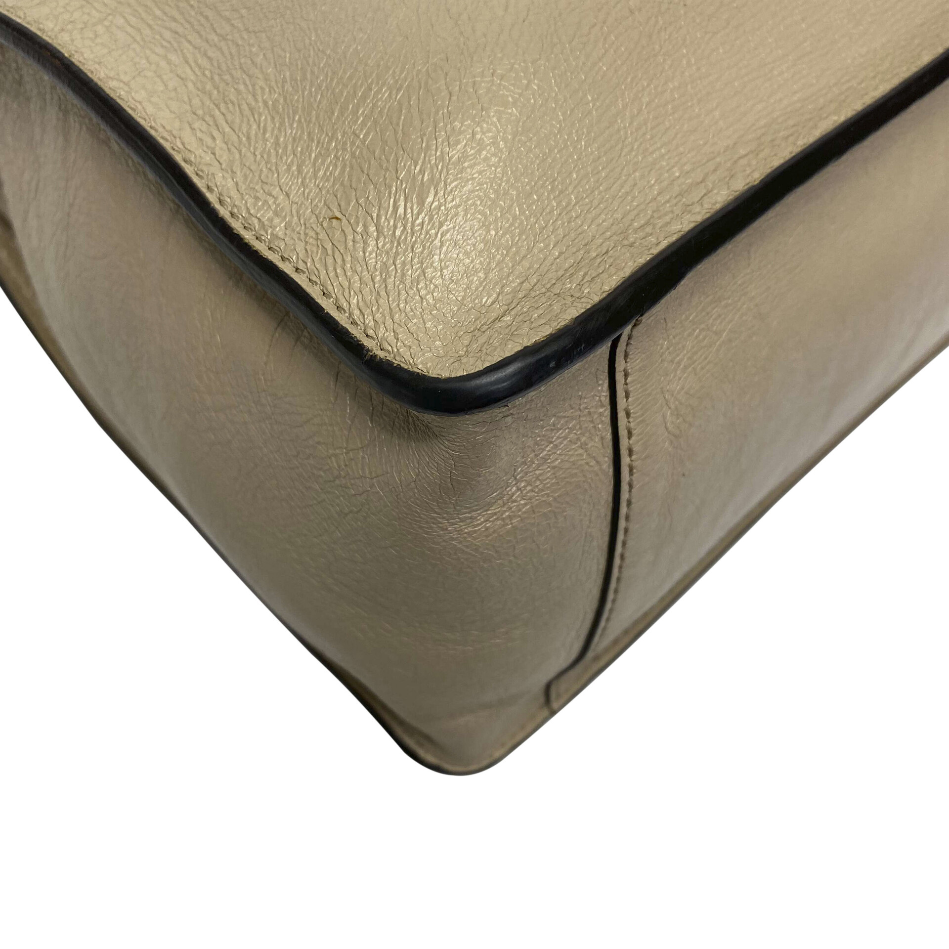 Bolsa Fendi Camurça e Couro Nude