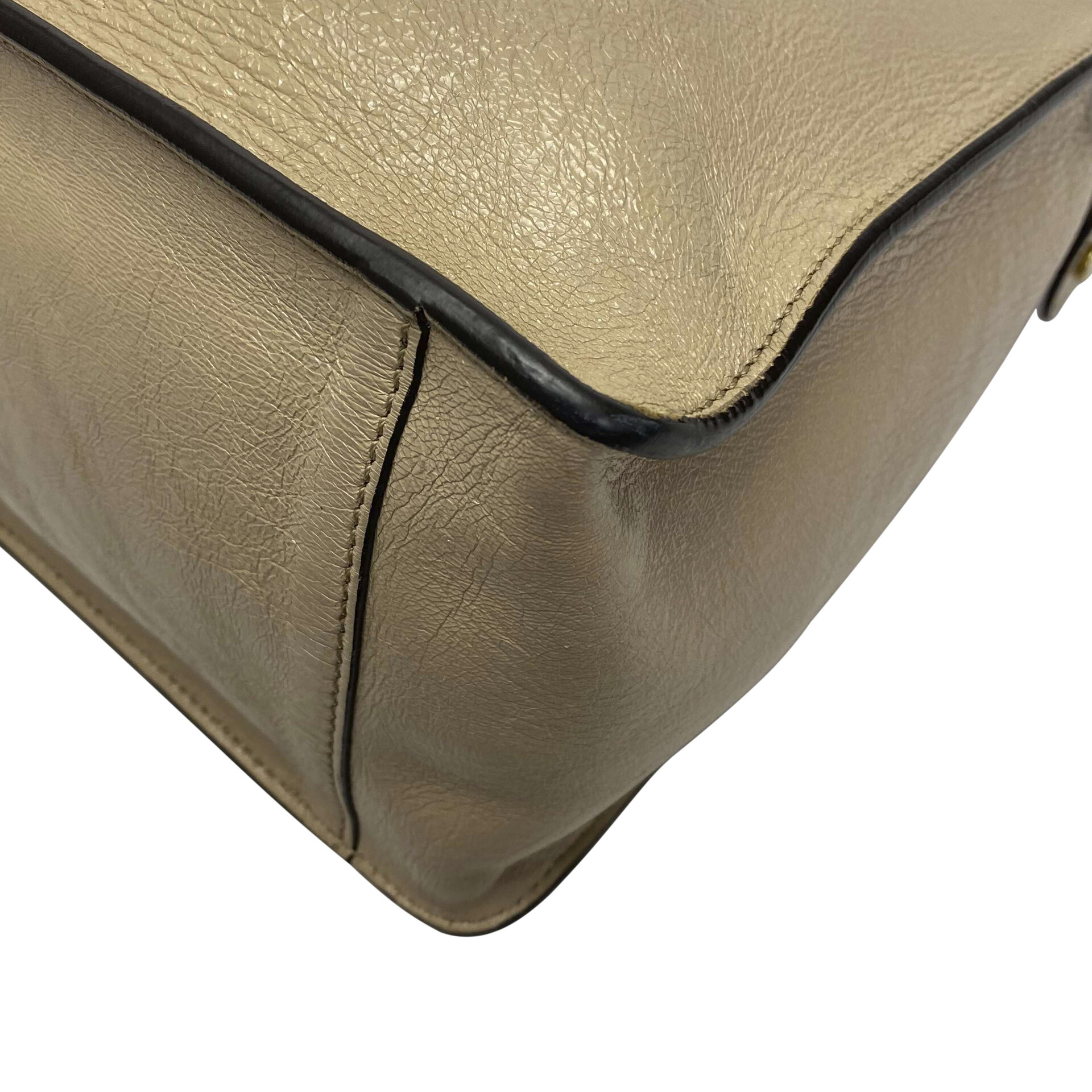 Bolsa Fendi Camurça e Couro Nude