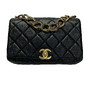 Bolsa Chanel Couro Preto