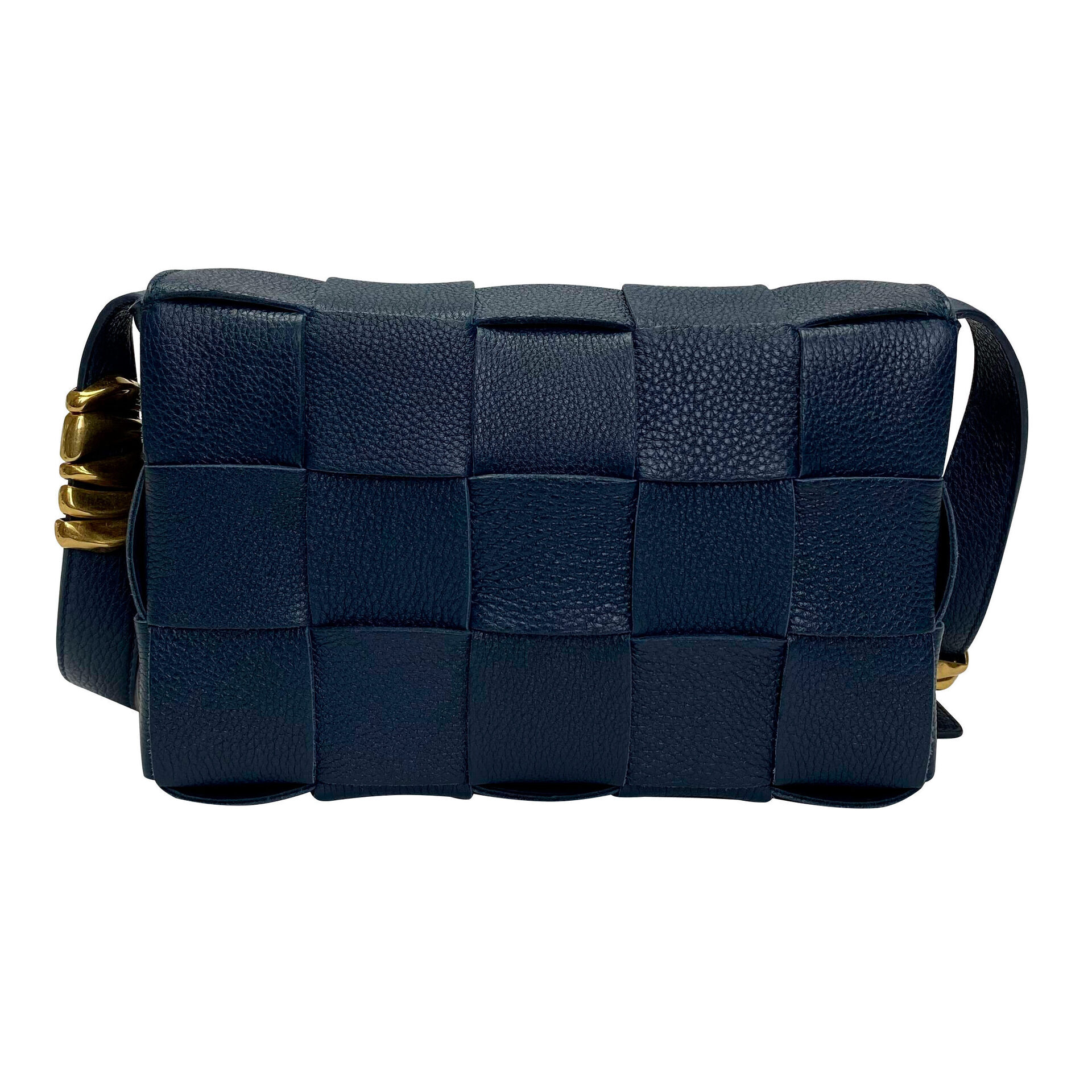 Bolsa Bottega Veneta Cassette Azul Marinho